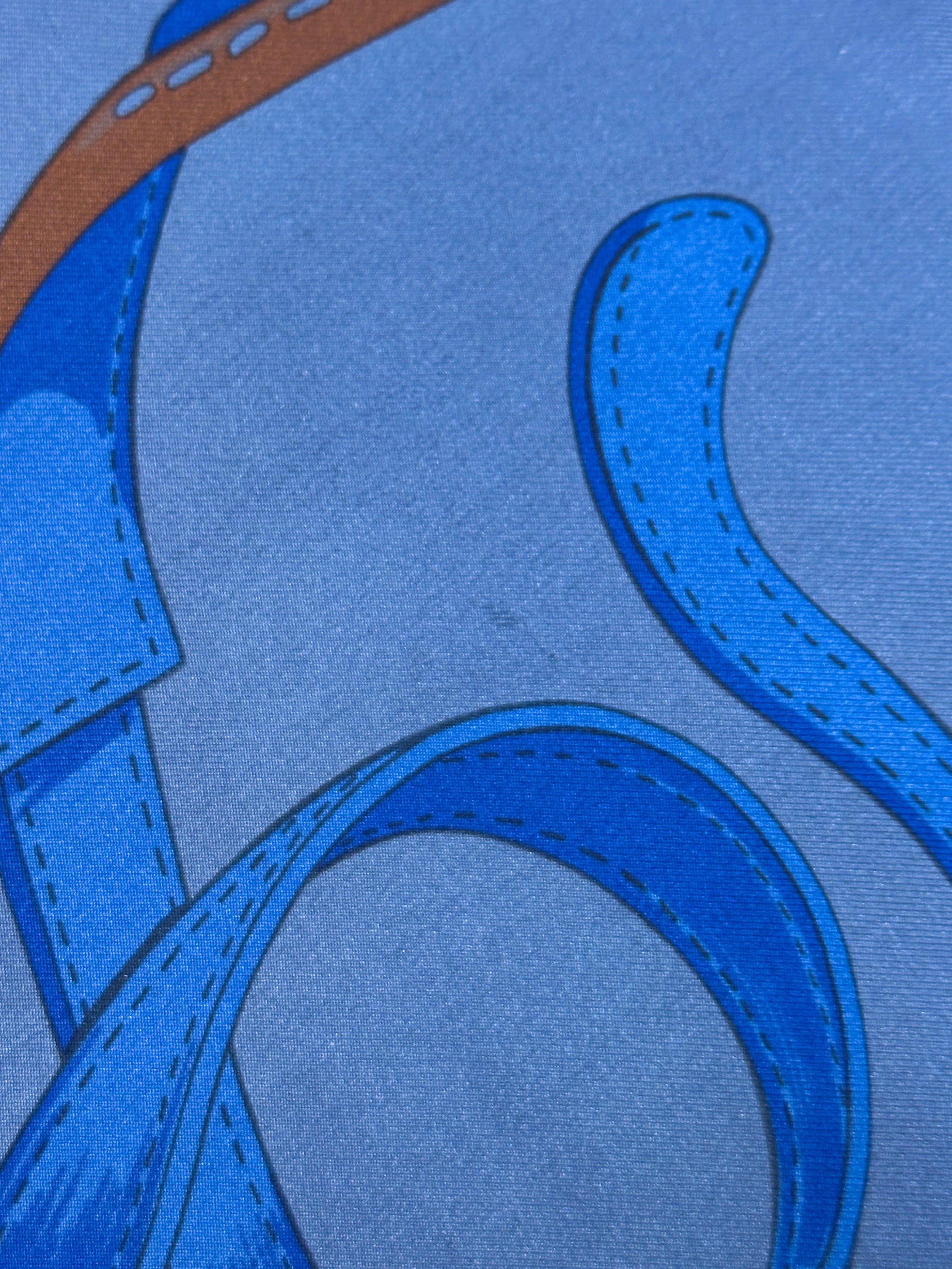 Hermès Bouclerie Moderne Dip Dye 140