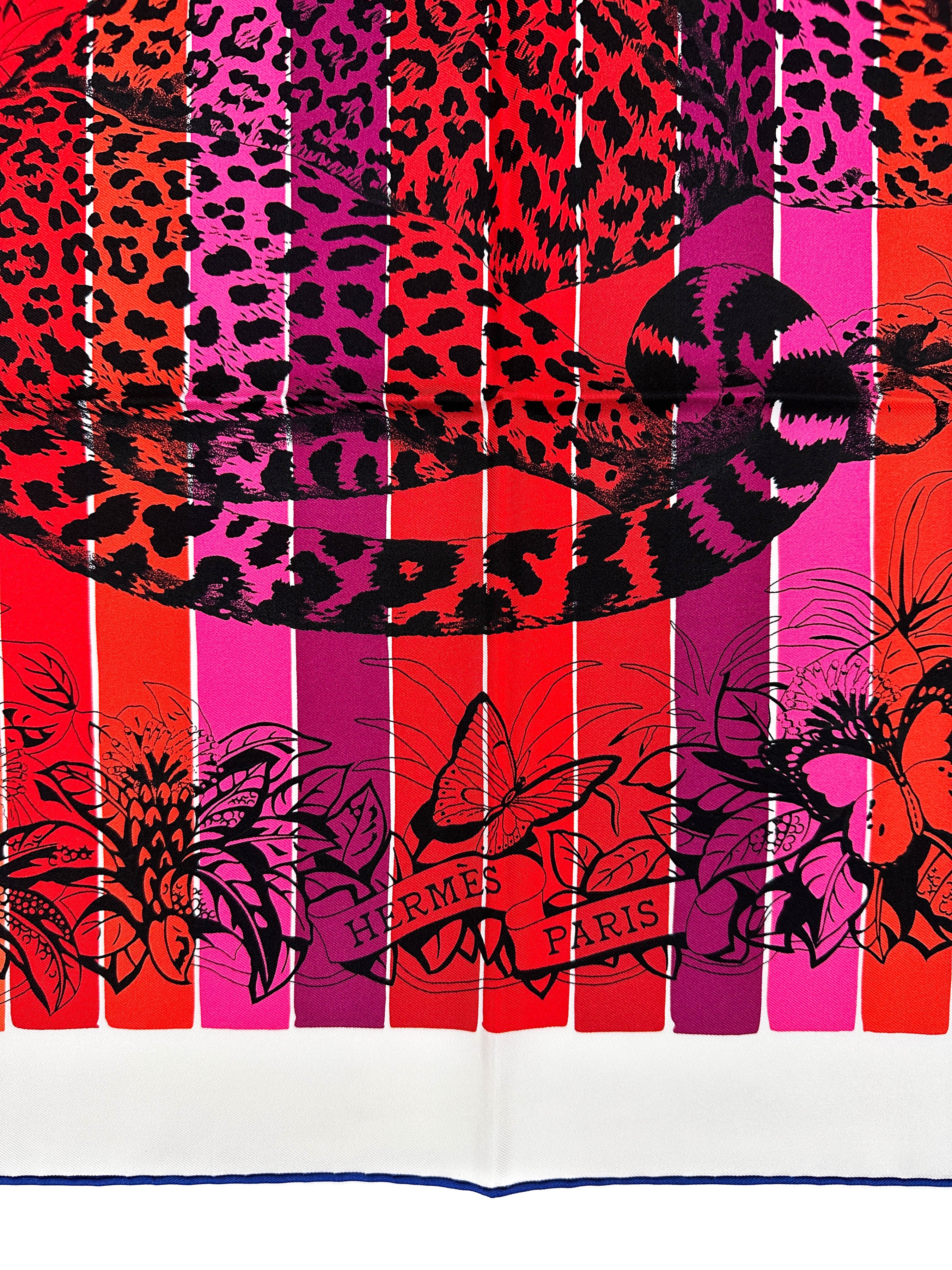 Hermès Jungle Love Rainbow 90