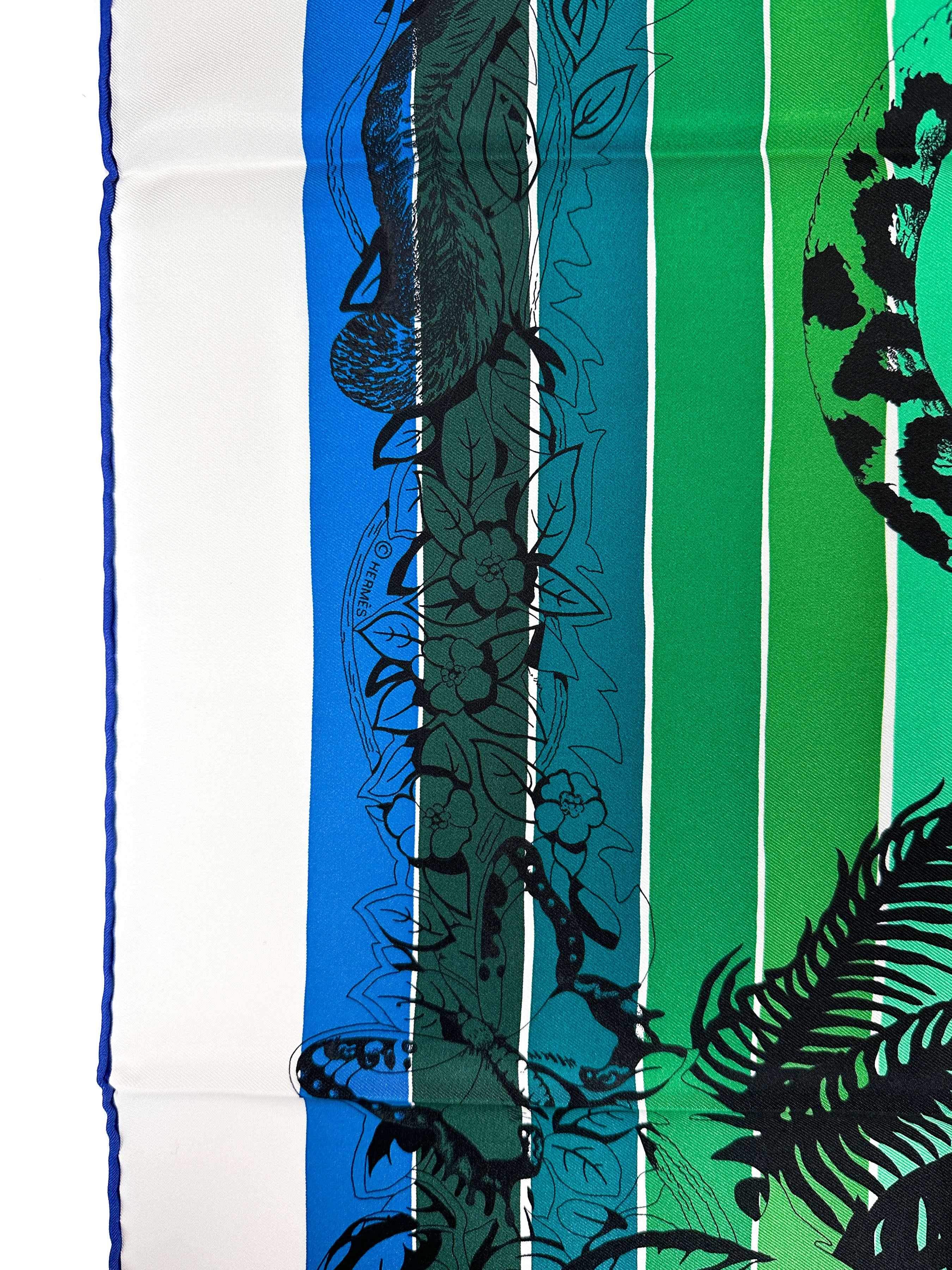 Hermès Jungle Love Rainbow 90