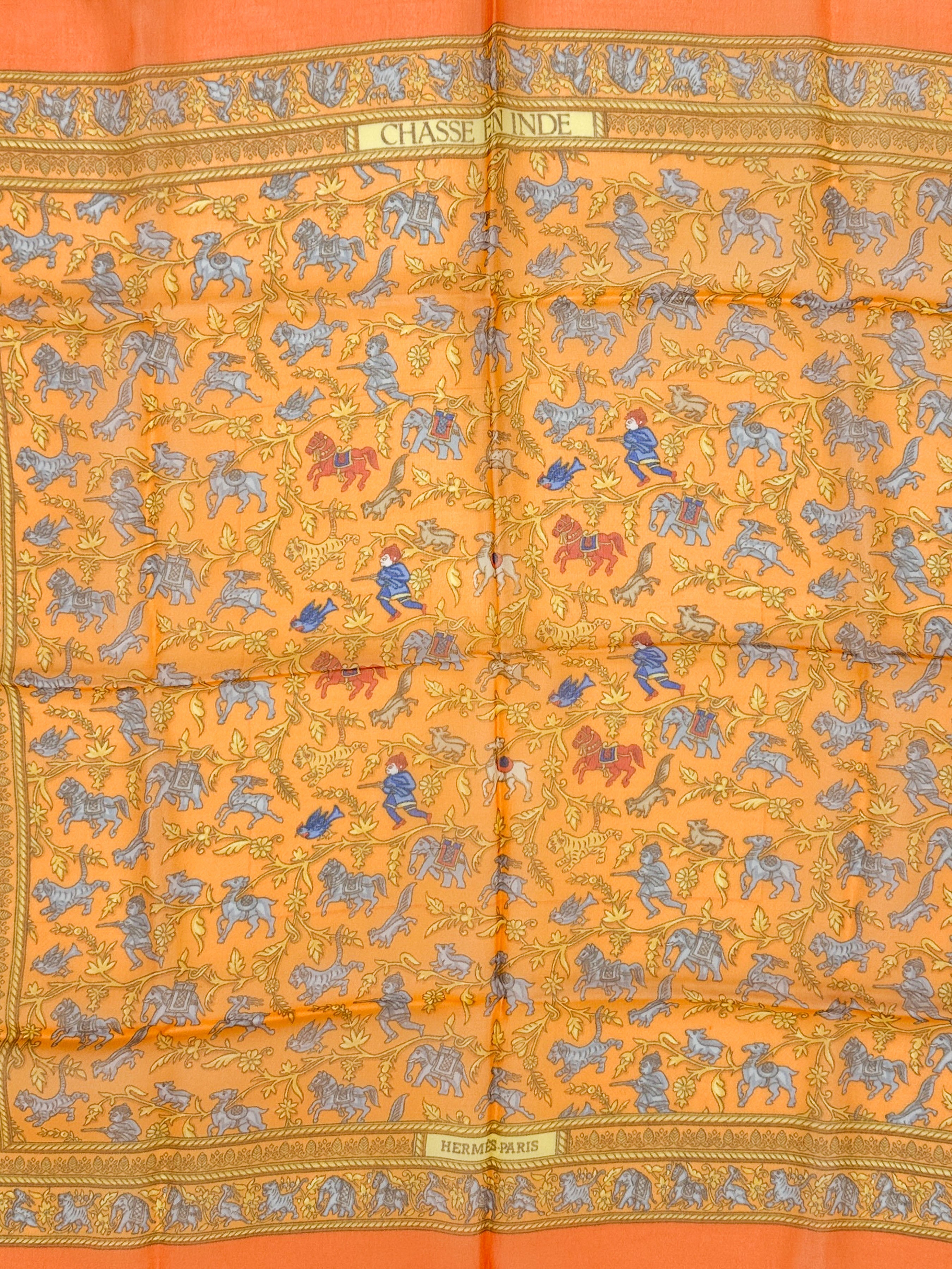 Hermès Chasse en Inde Mousseline 45