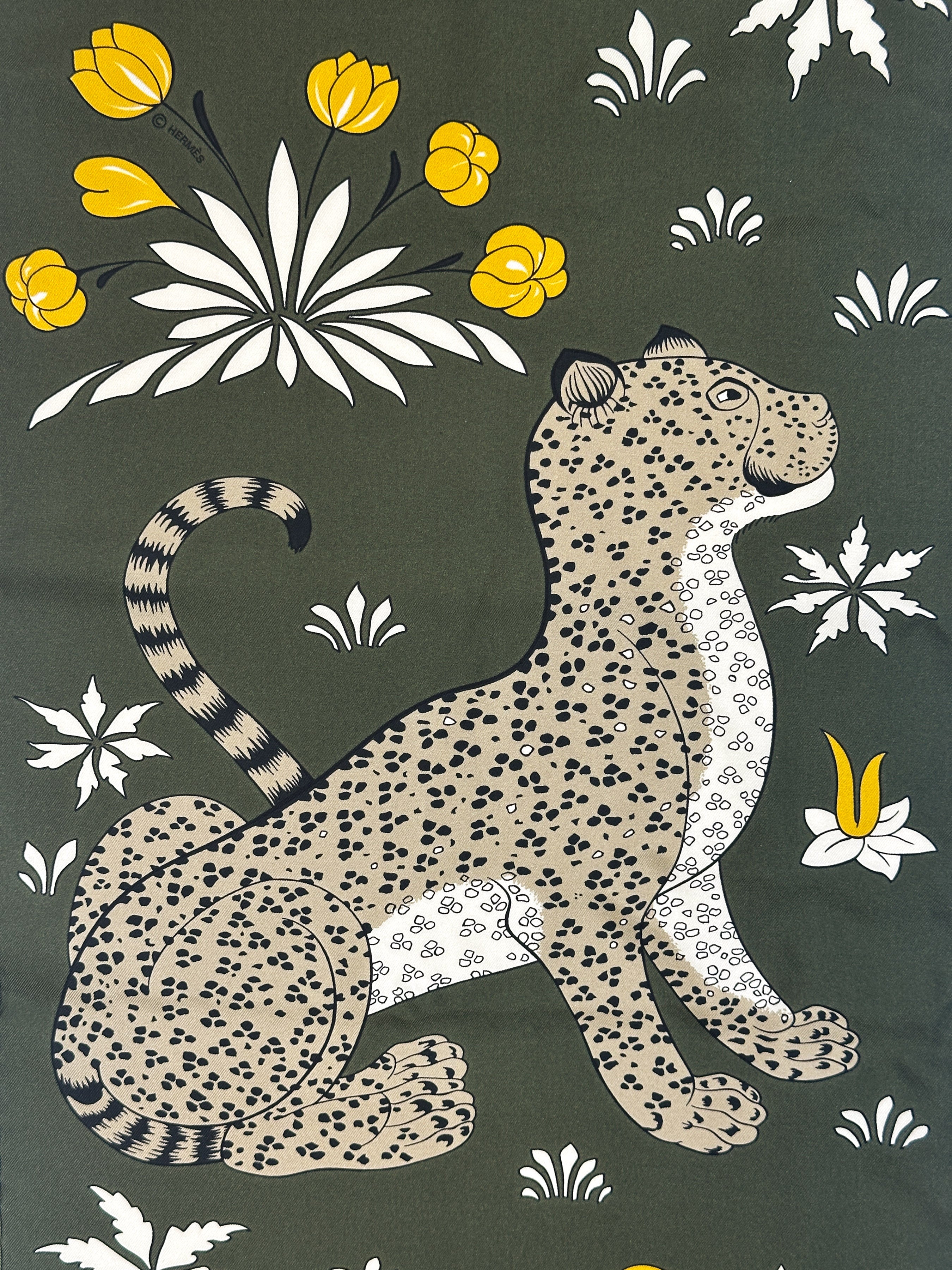 Hermès Les Leopards Twilly