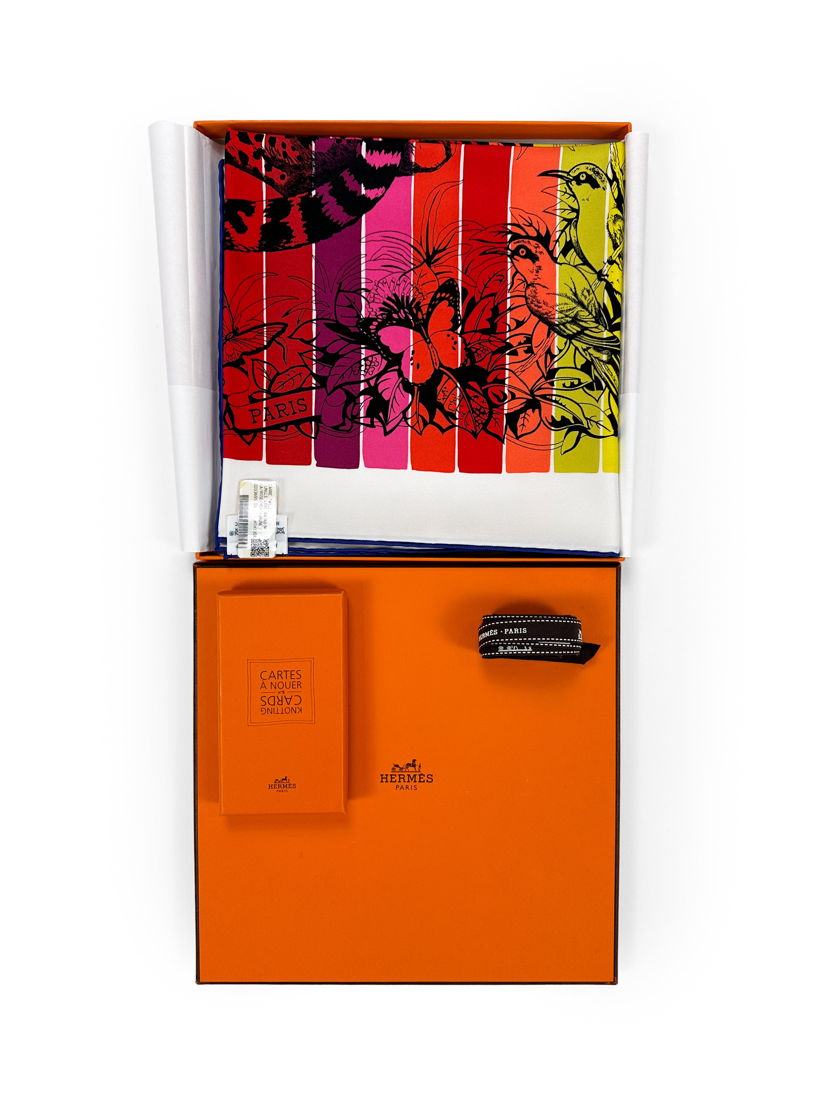 Hermès Jungle Love Rainbow 90