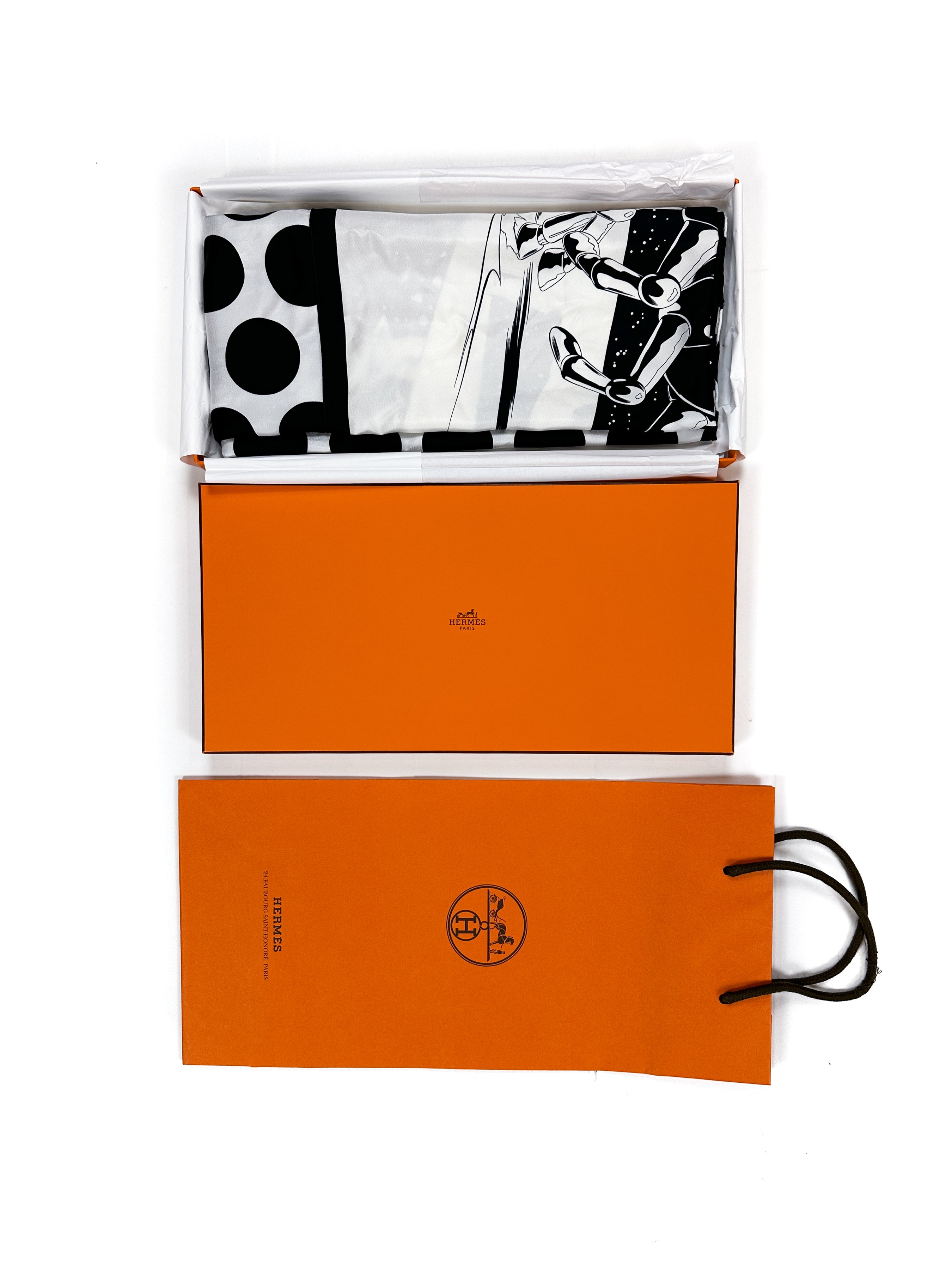 Hermès Space Derby Exceptional Patchwork Shawl