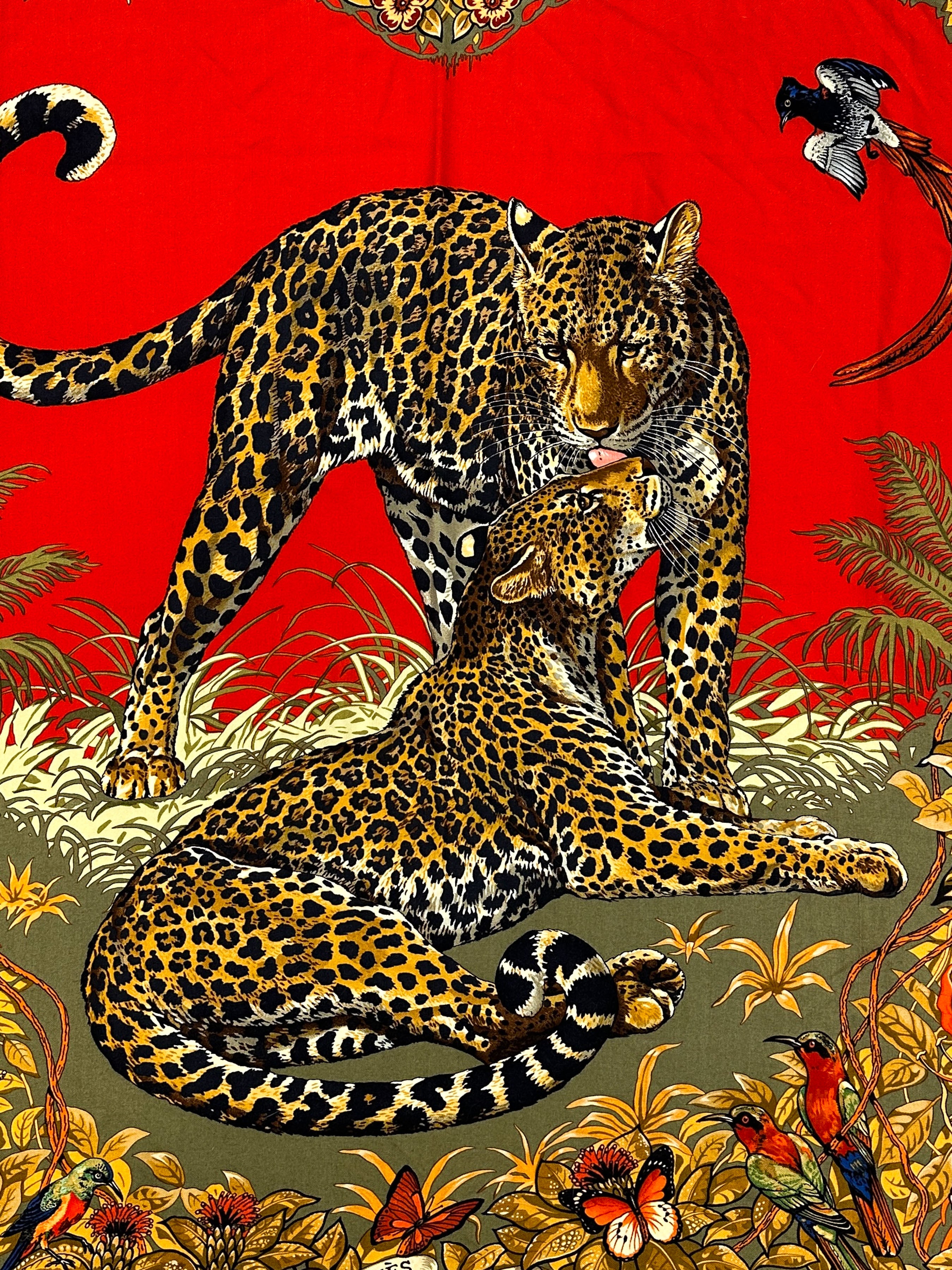 Hermès Jungle Love Cashmere Silk 140