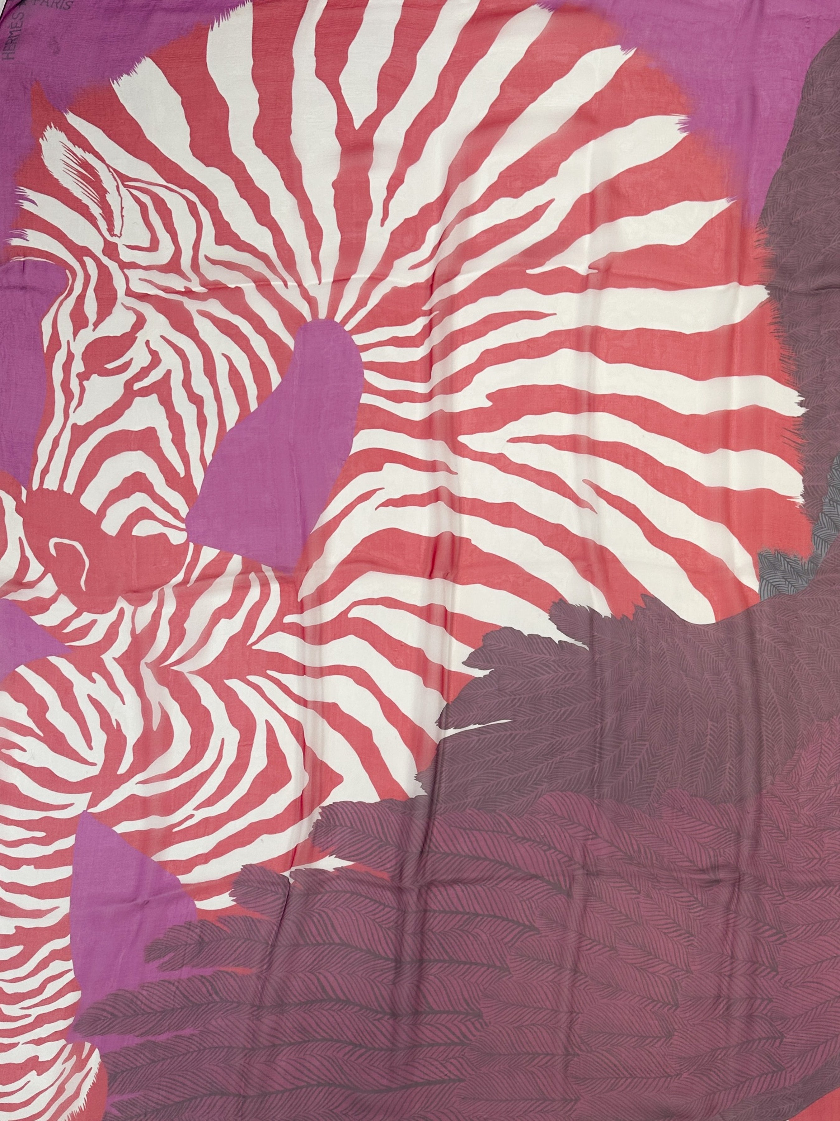 Hermès Zebra Pegasus Mousseline 140