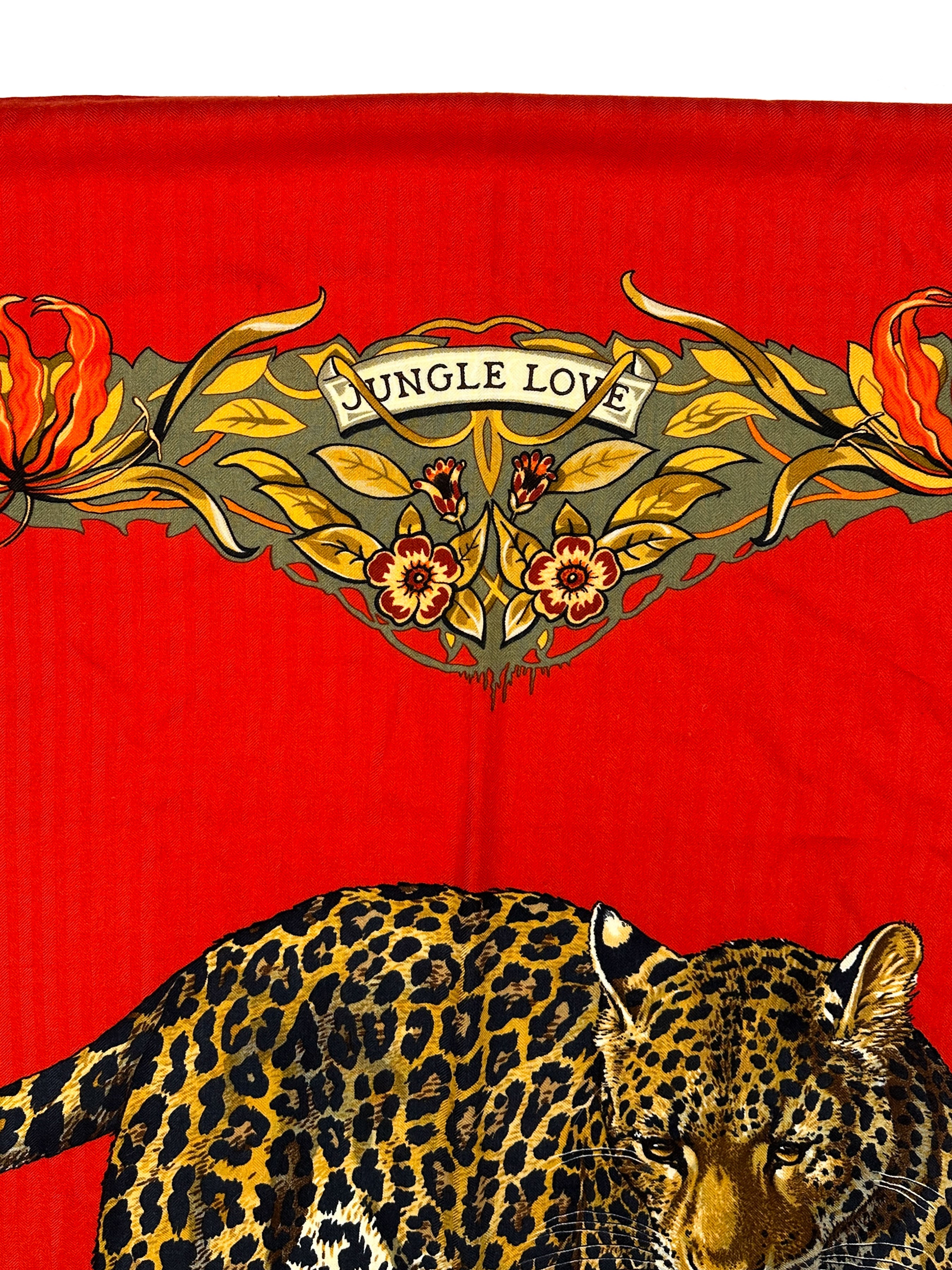 Hermès Jungle Love Cashmere Silk 140