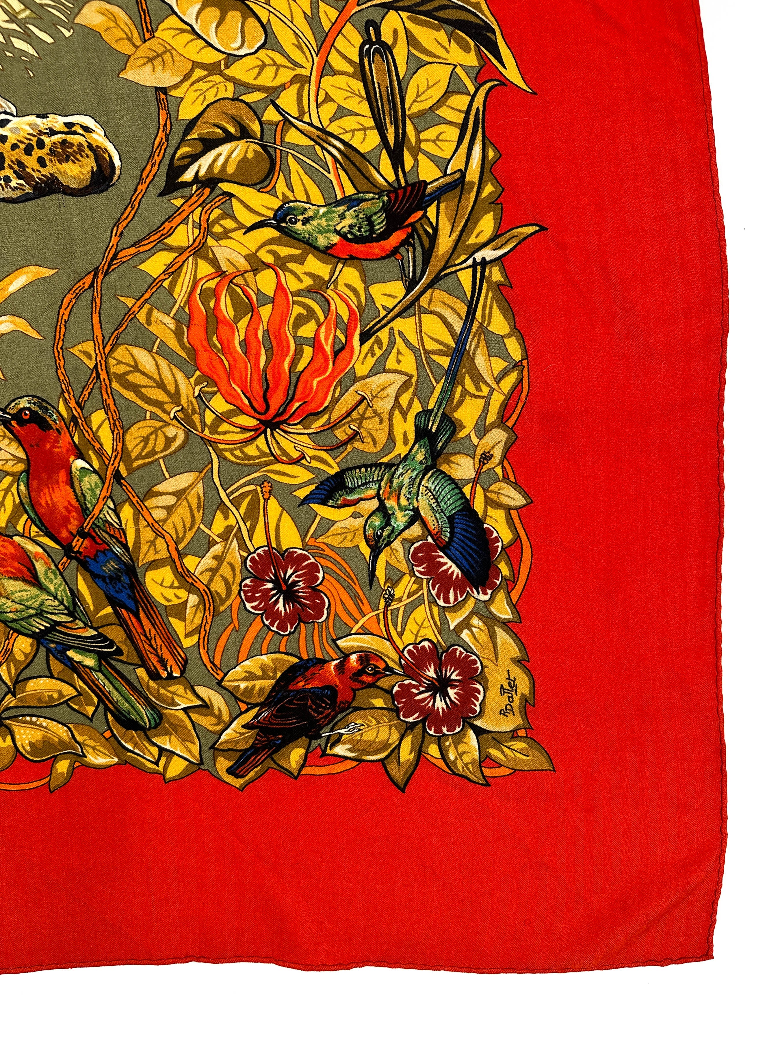 Hermès Jungle Love Cashmere Silk 140