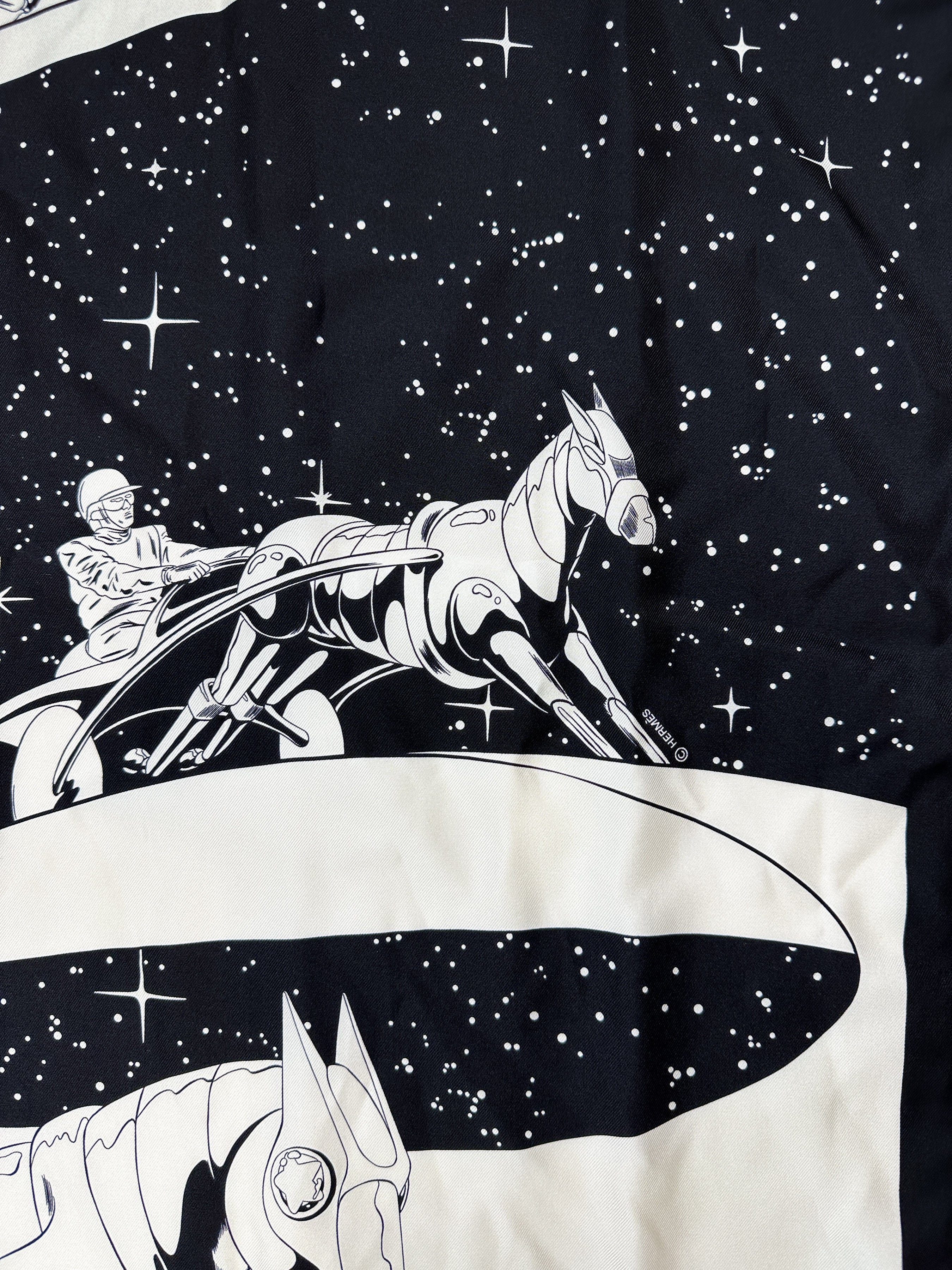 Hermès Space Derby Exceptional Patchwork Shawl