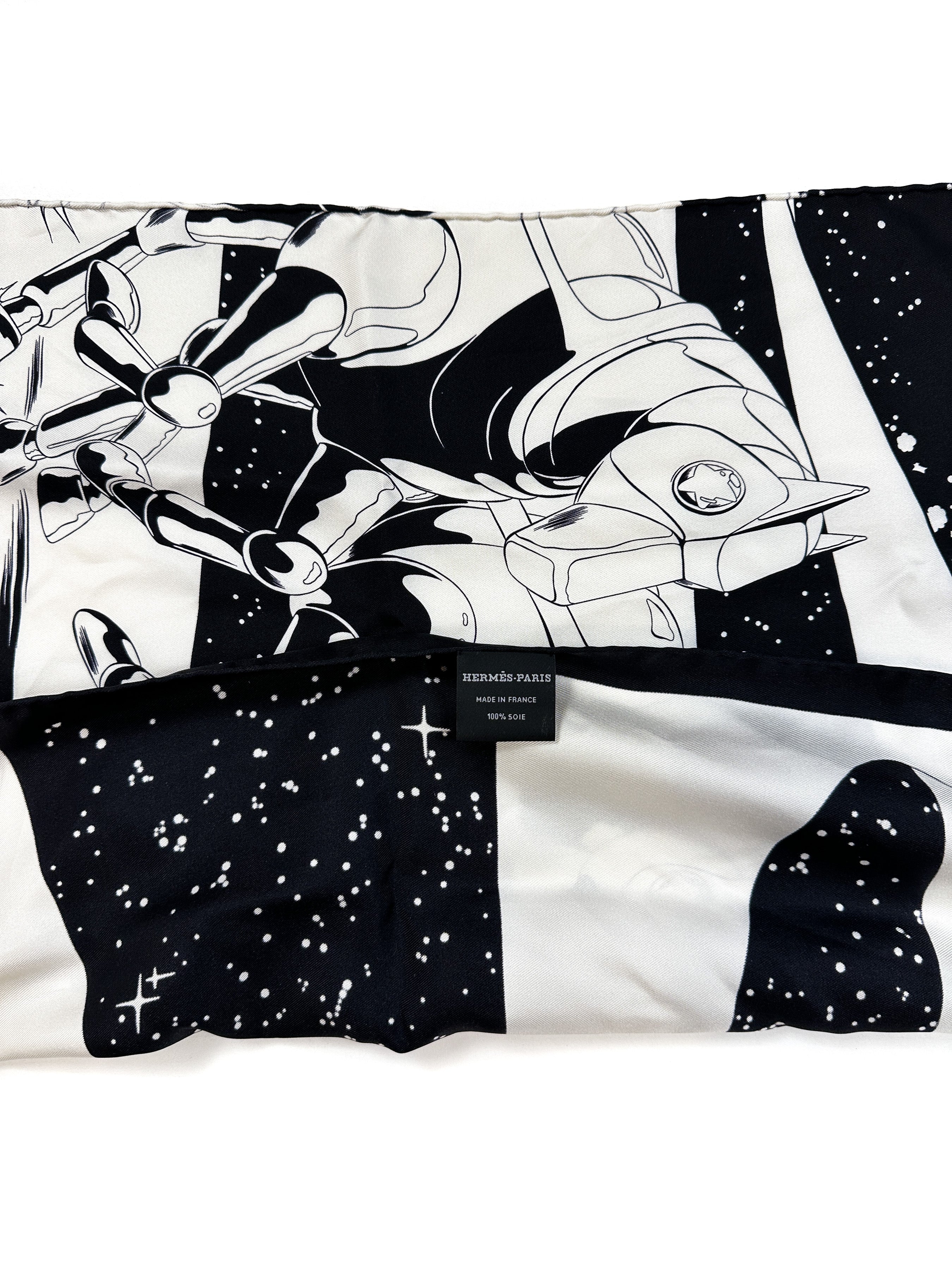 Hermès Space Derby Exceptional Patchwork Shawl