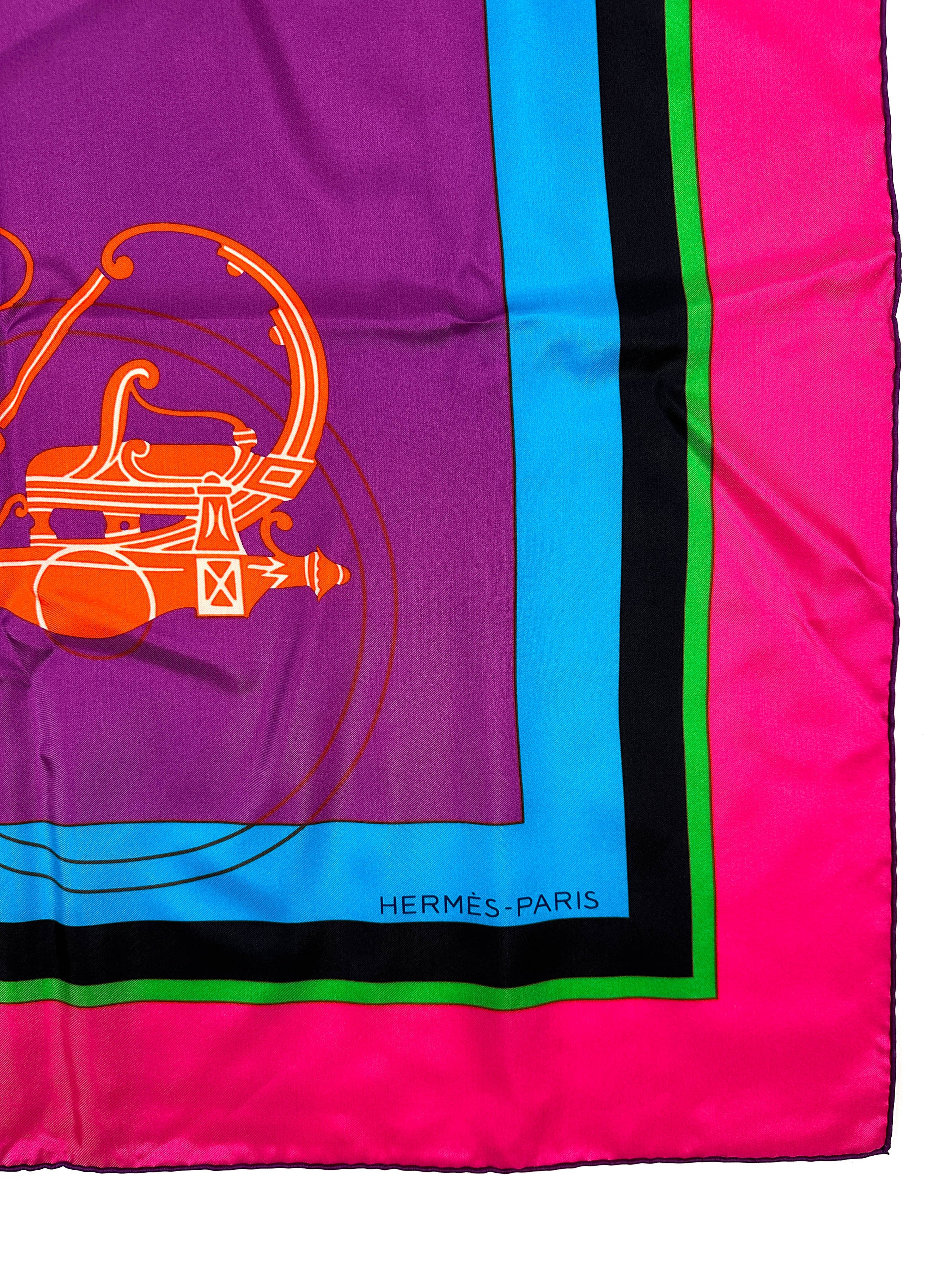 Hermès Ex-Libris Coloriage Silk 140