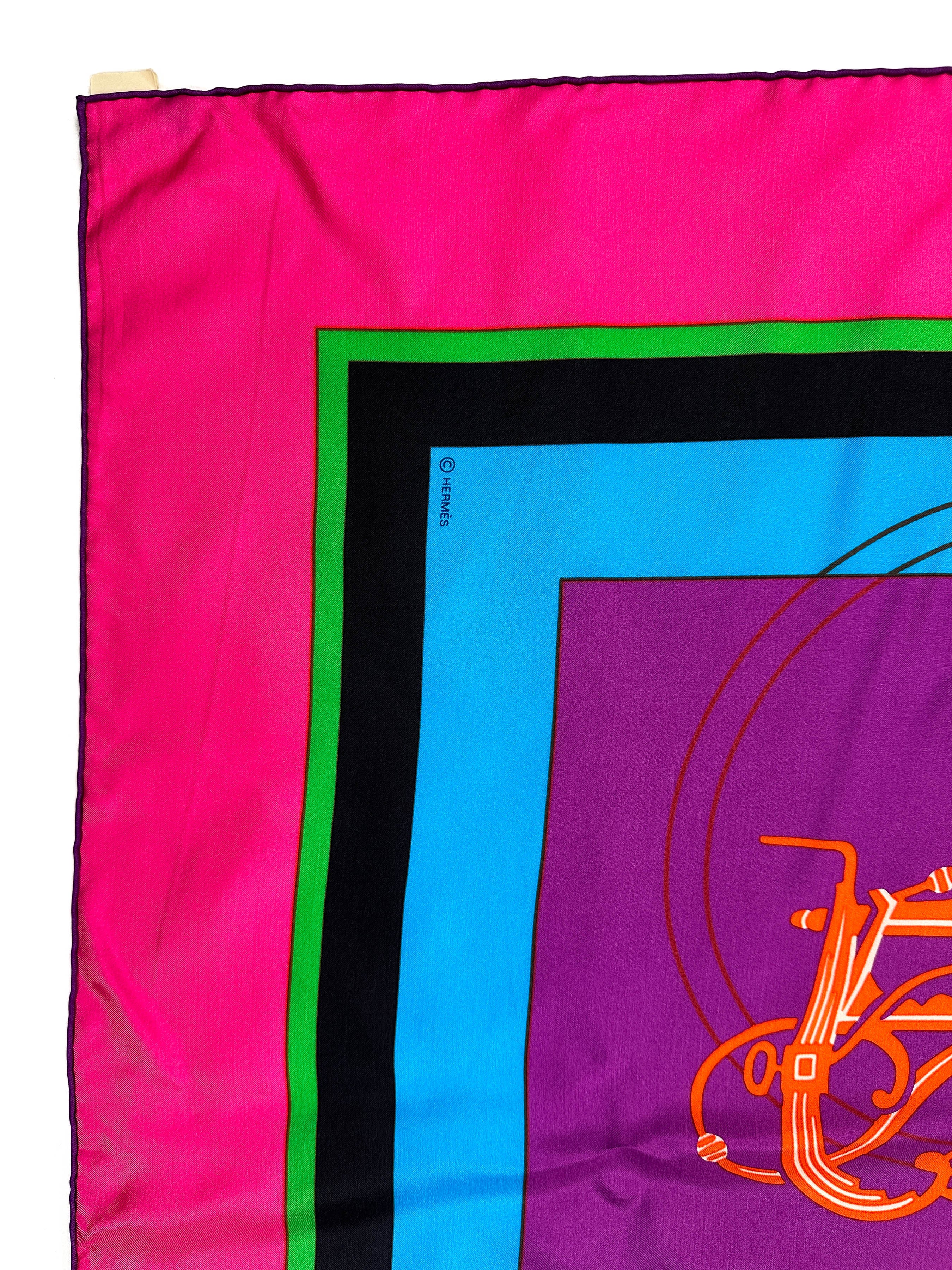 Hermès Ex-Libris Coloriage Silk 140