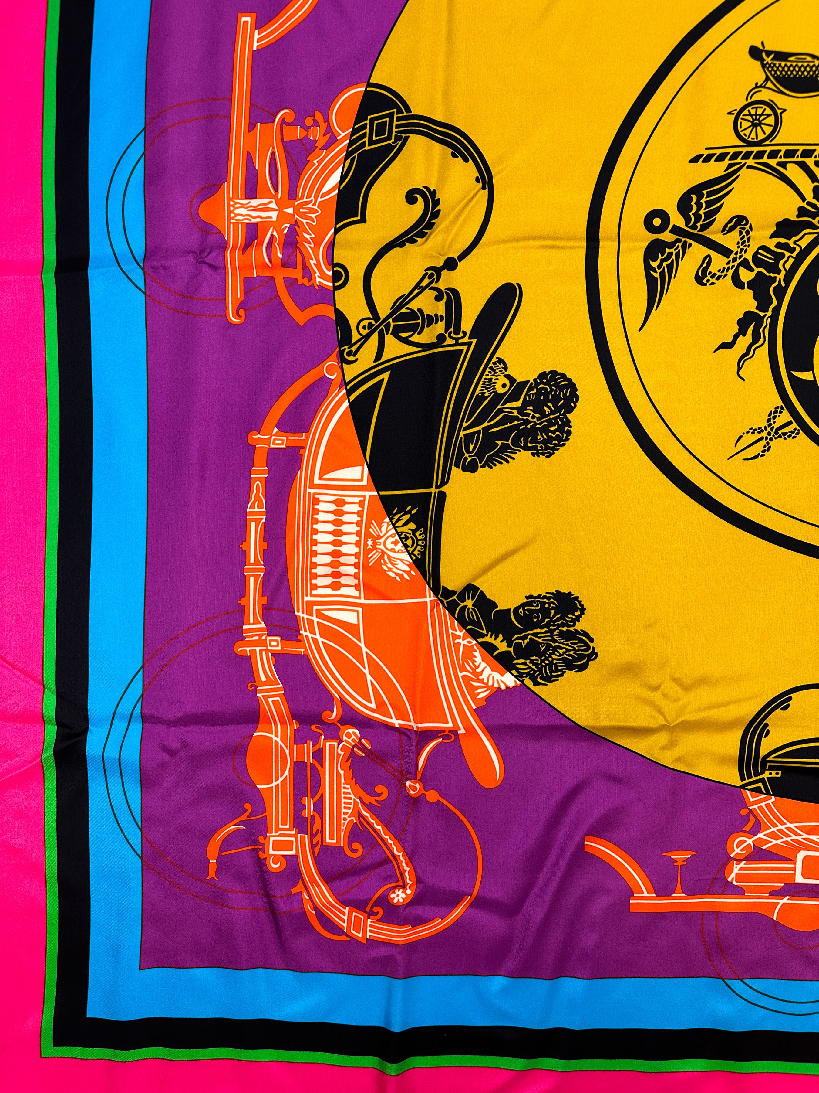 Hermès Ex-Libris Coloriage Silk 140