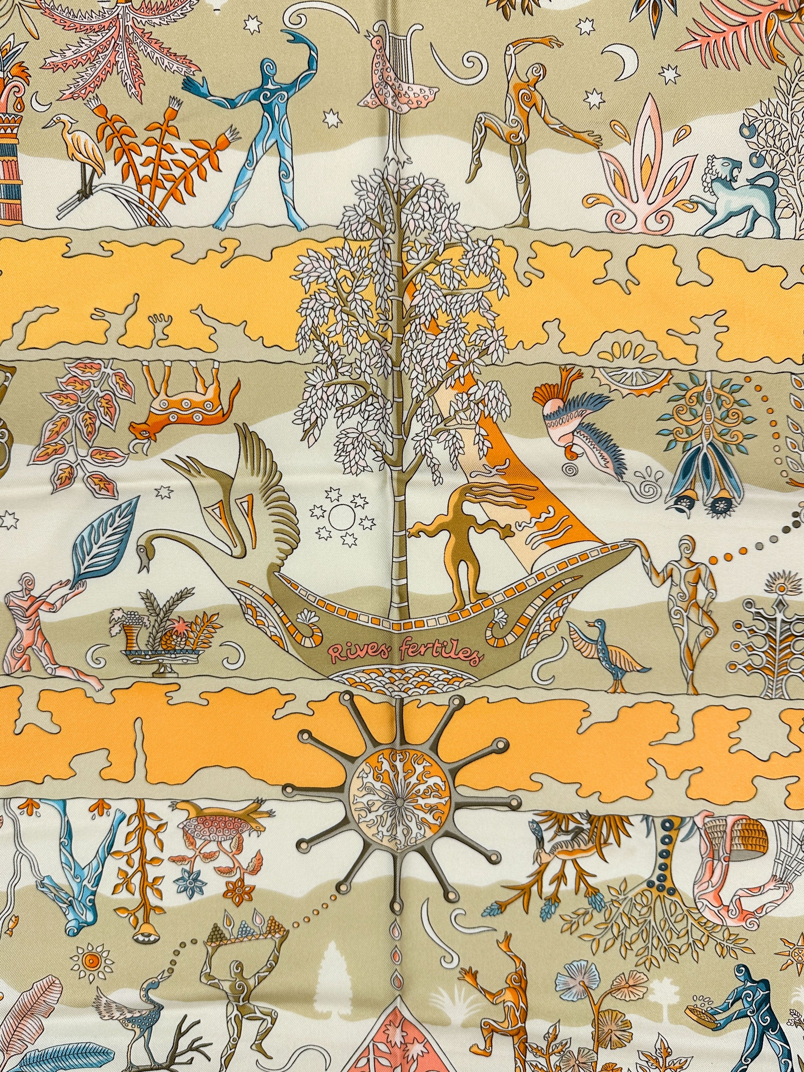 Hermès Rives Fertiles 90