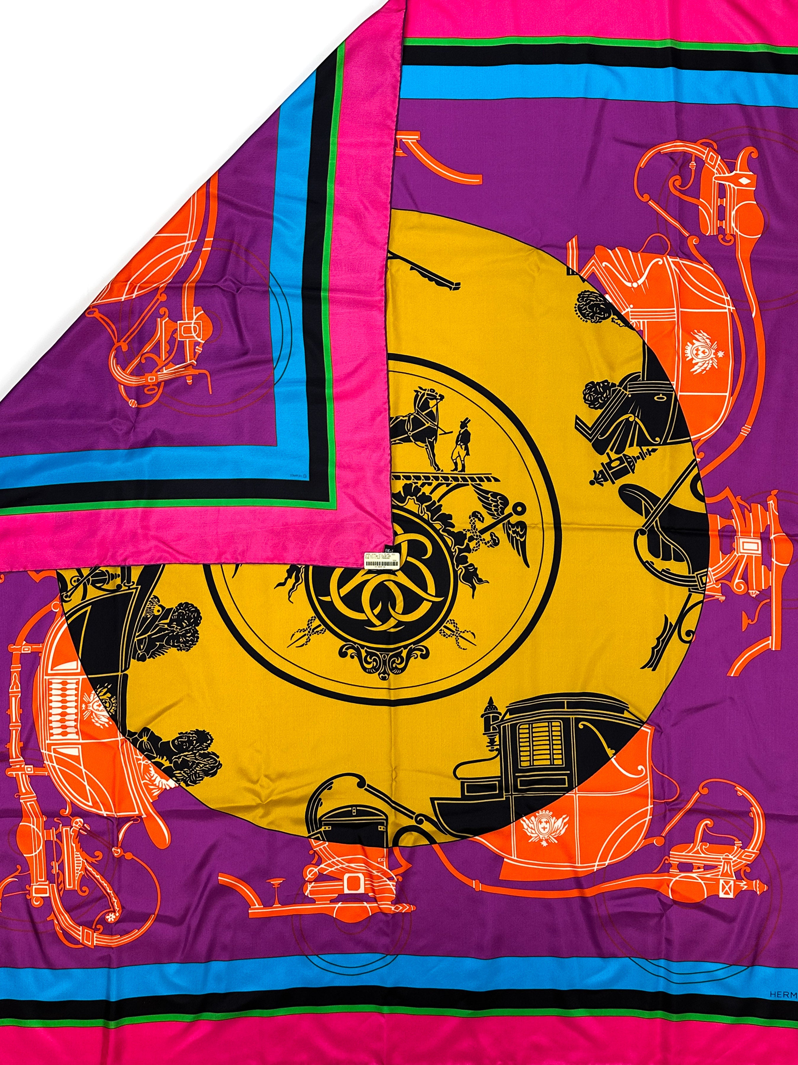 Hermès Ex-Libris Coloriage Silk 140
