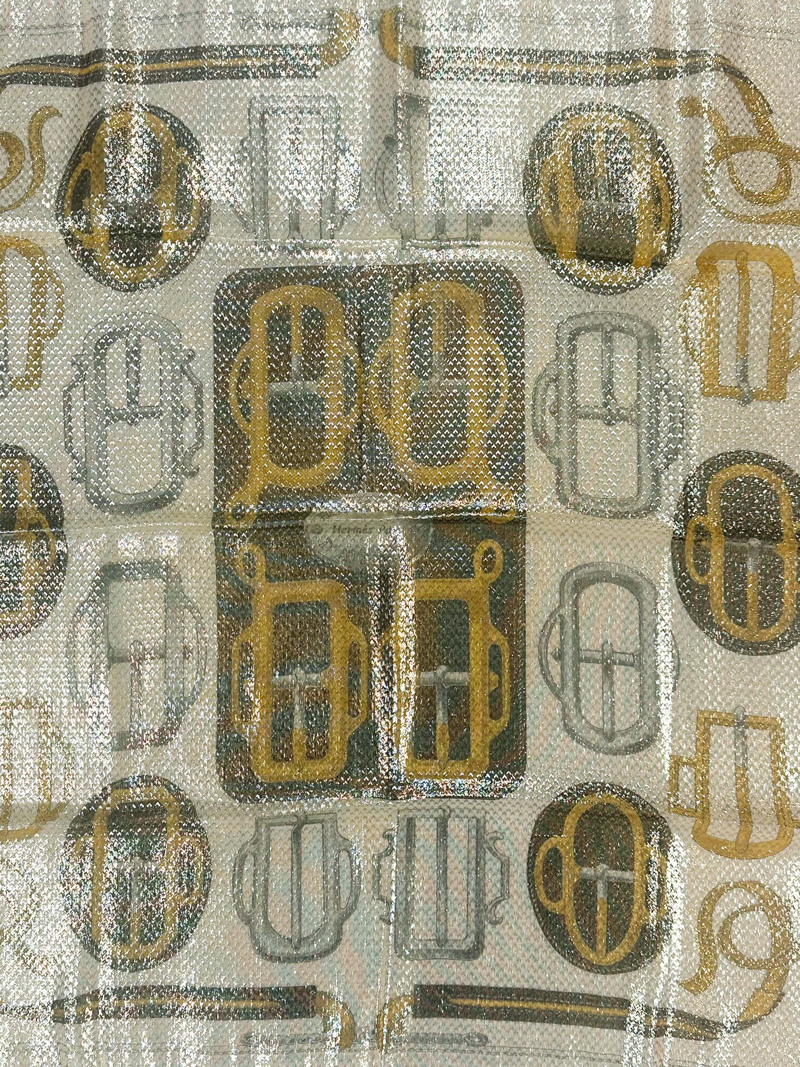 Hermès Bouclerie d'Attelage Glitter 70