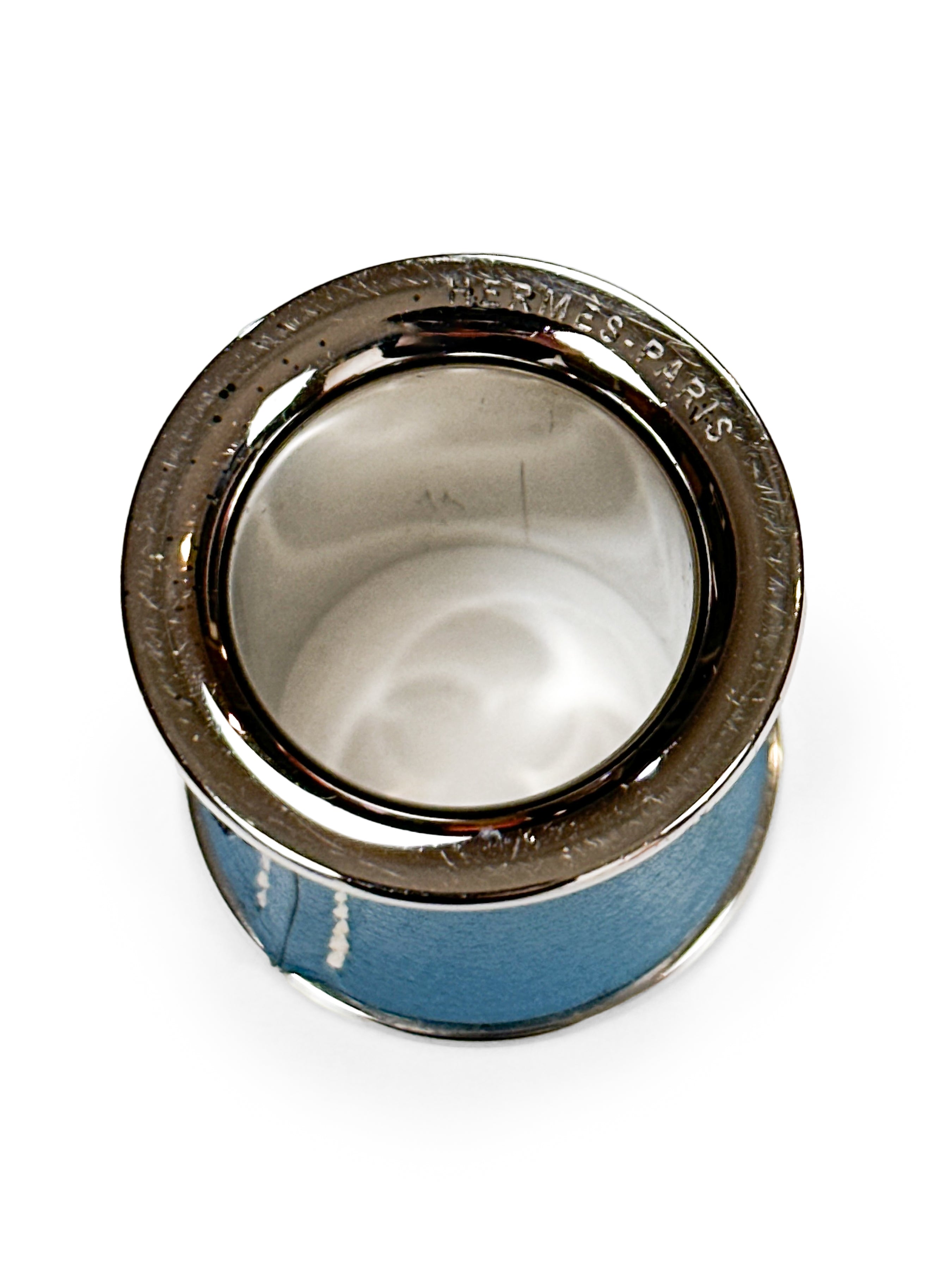 Hermès Leather Scarf Ring