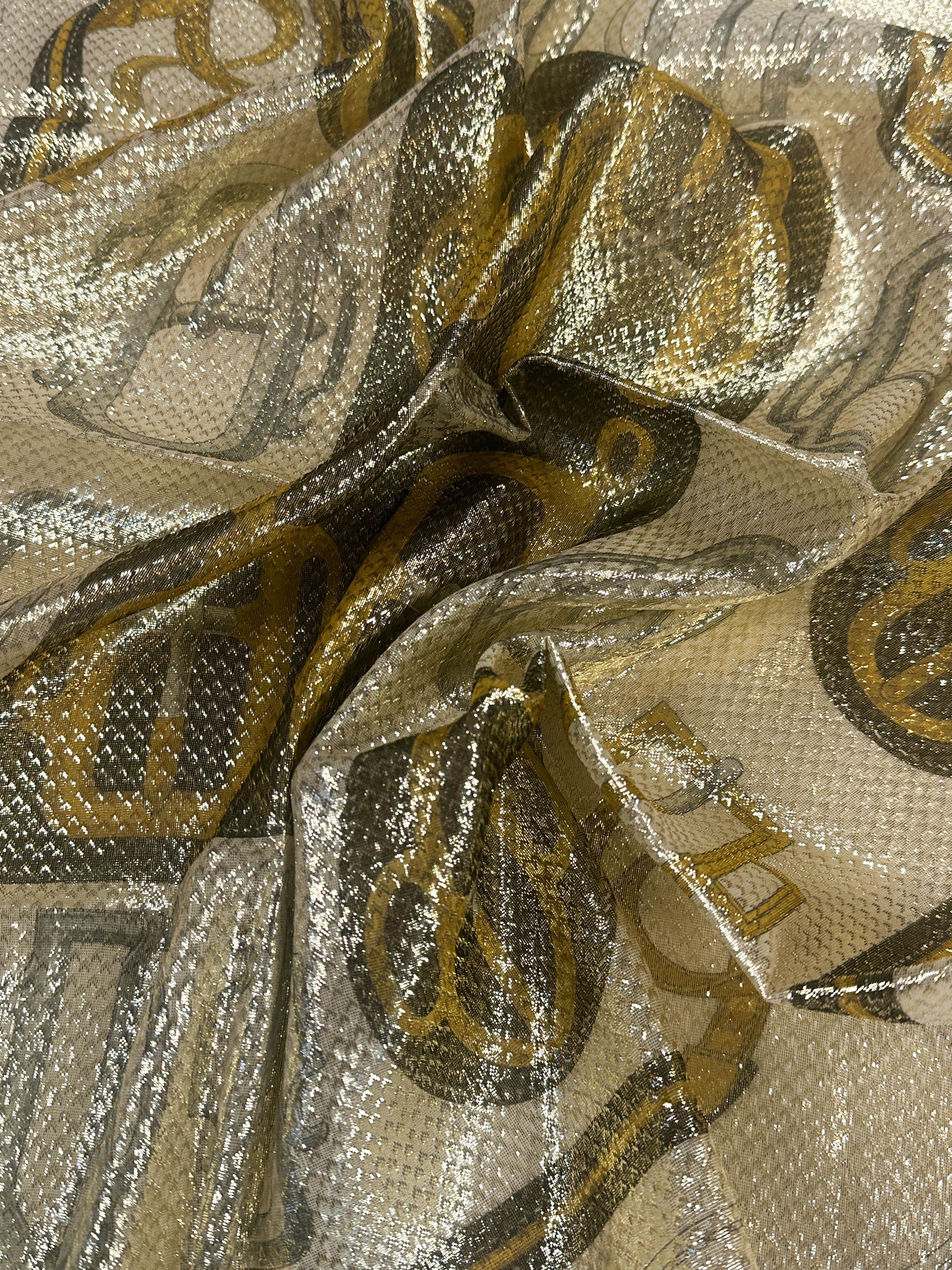 Hermès Bouclerie d'Attelage Glitter 70