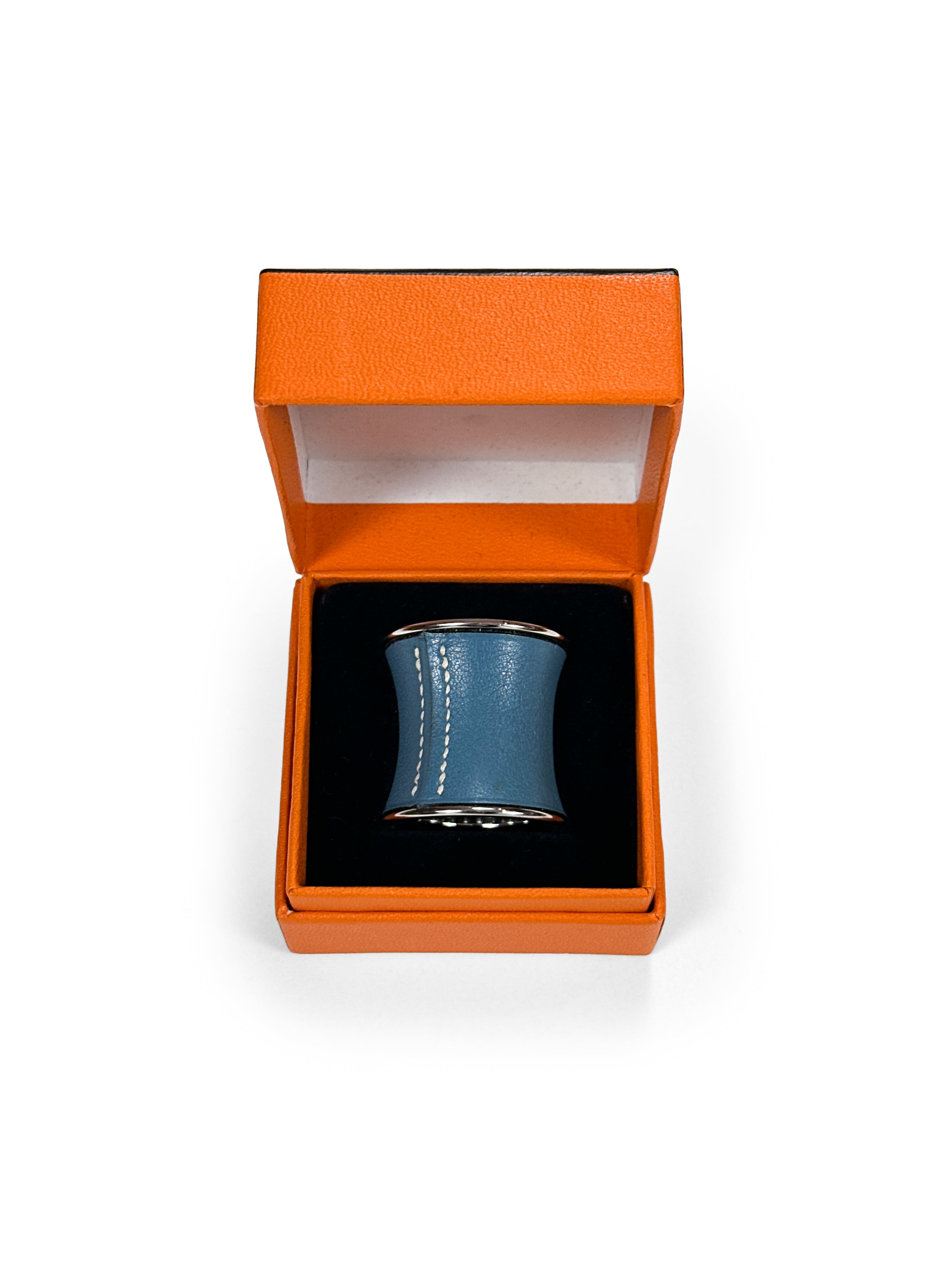 Hermès Leather Scarf Ring