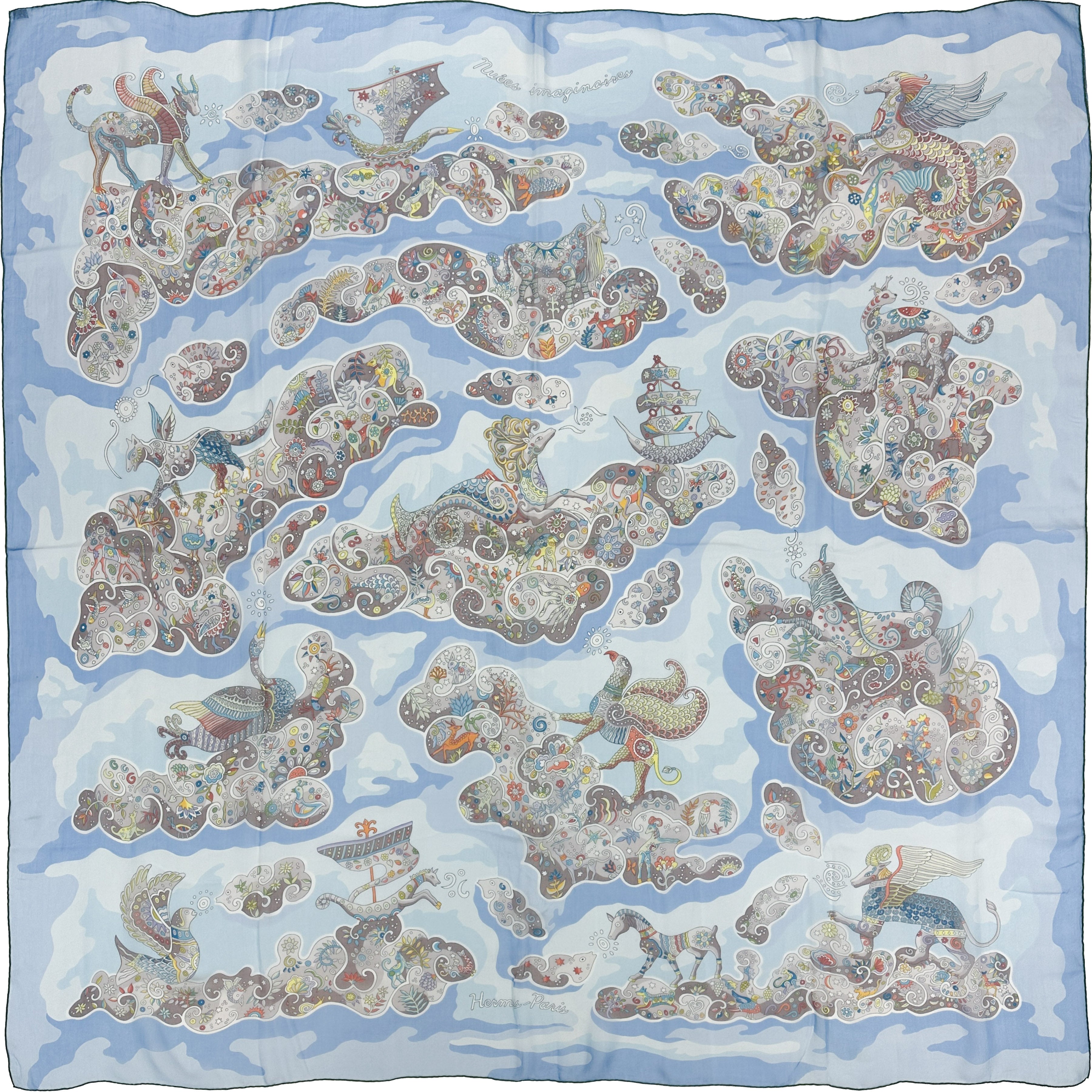 Hermès Nuées Imaginaires Mousseline 140