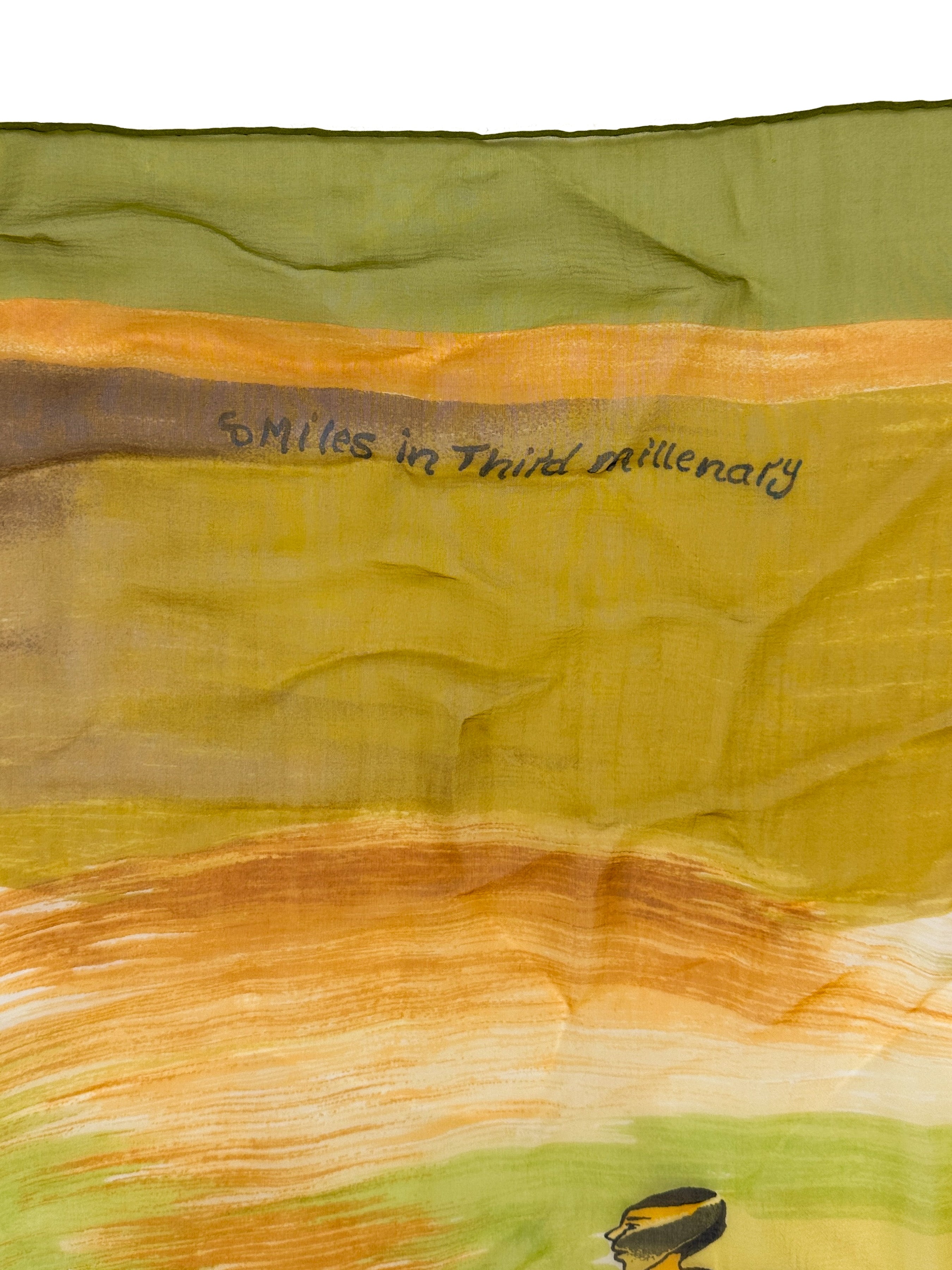 Hermès Smiles In Third Millenary Mousseline 90