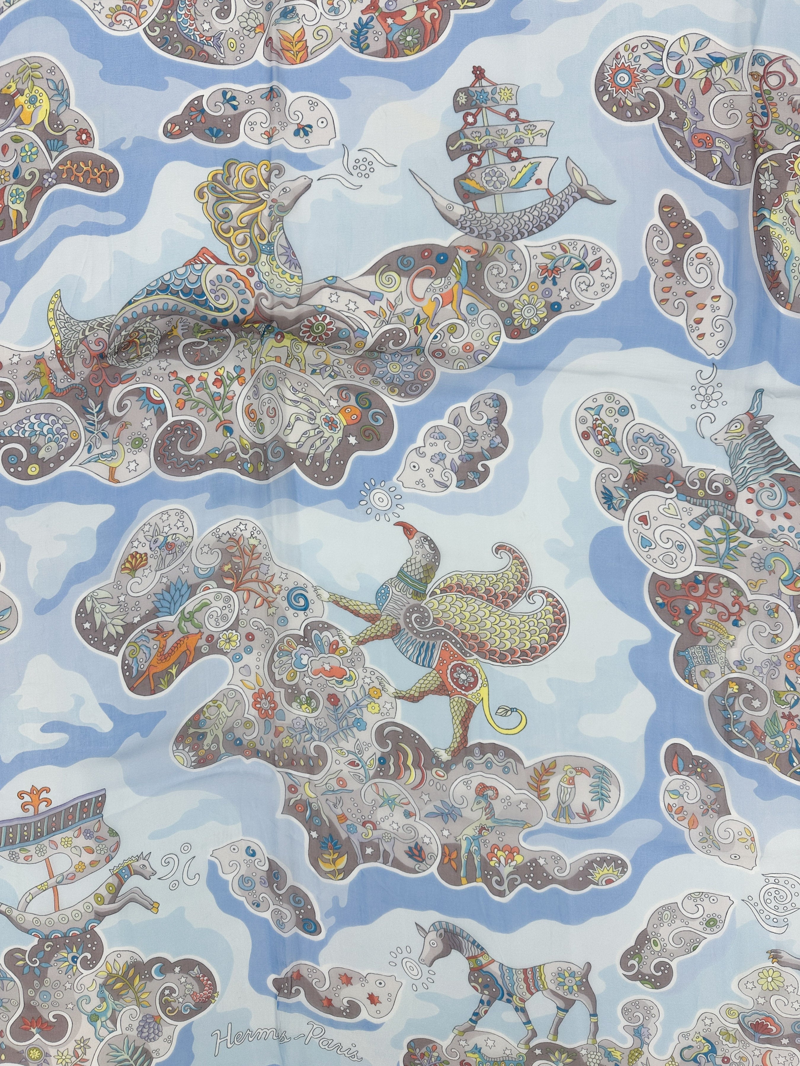 Hermès Nuées Imaginaires Mousseline 140