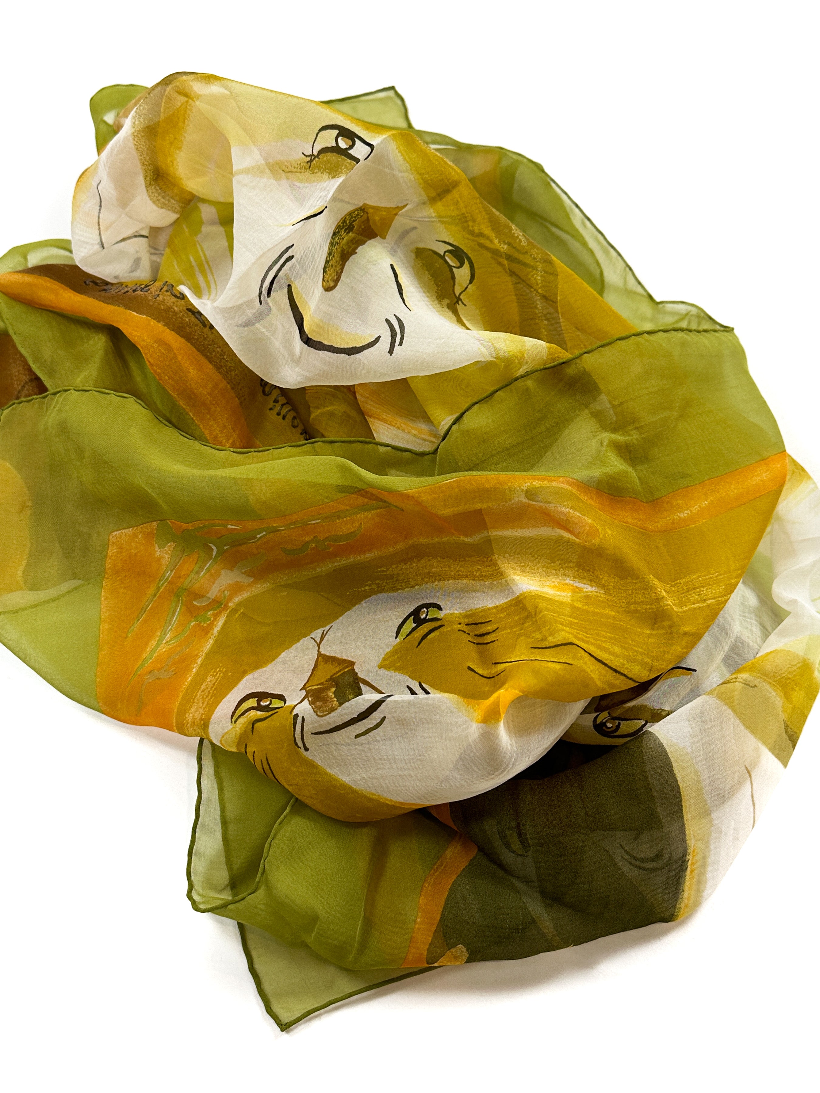 Hermès Smiles In Third Millenary Mousseline 90