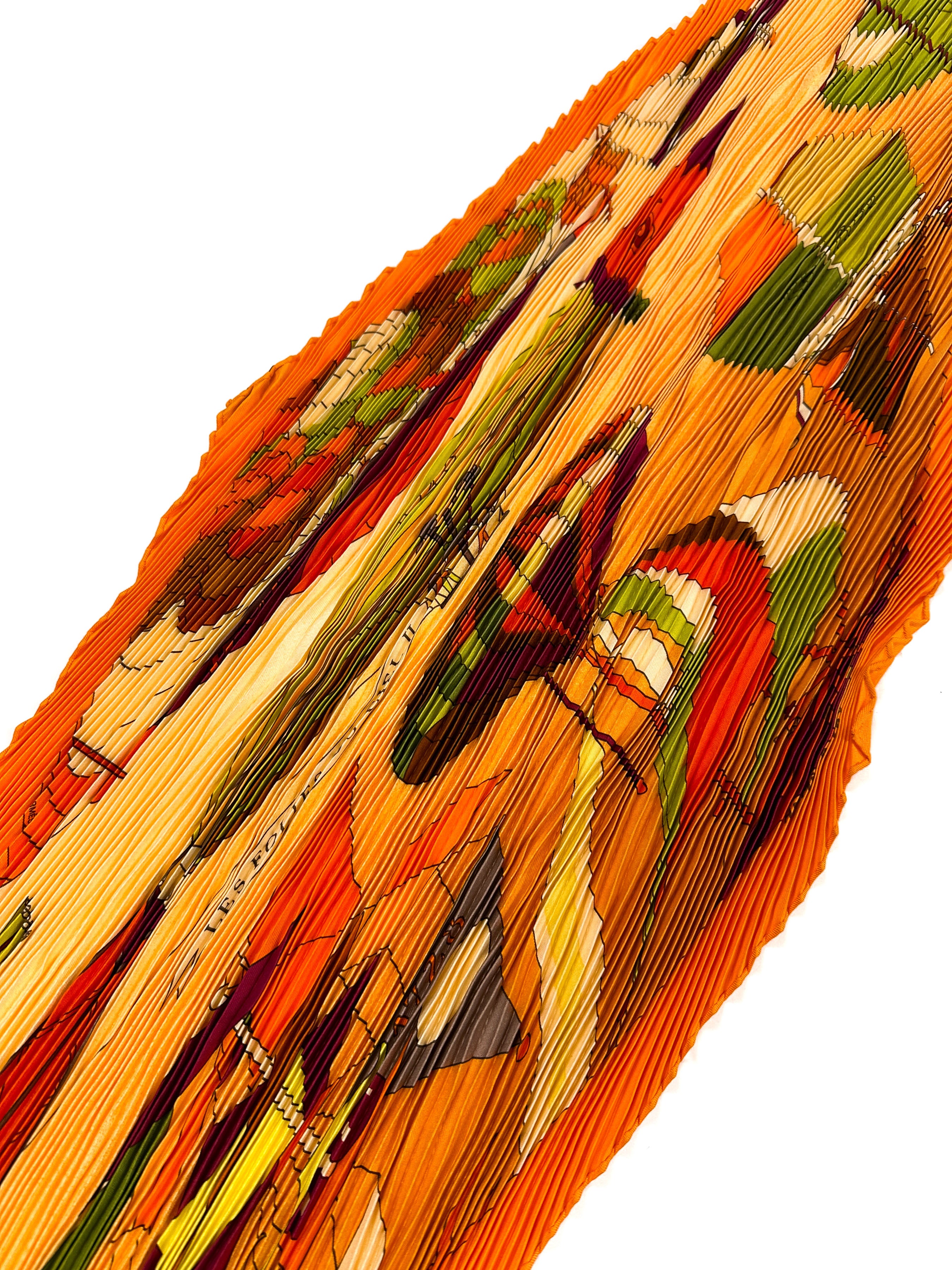 Hermès Folies du Ciel II Plissé 90