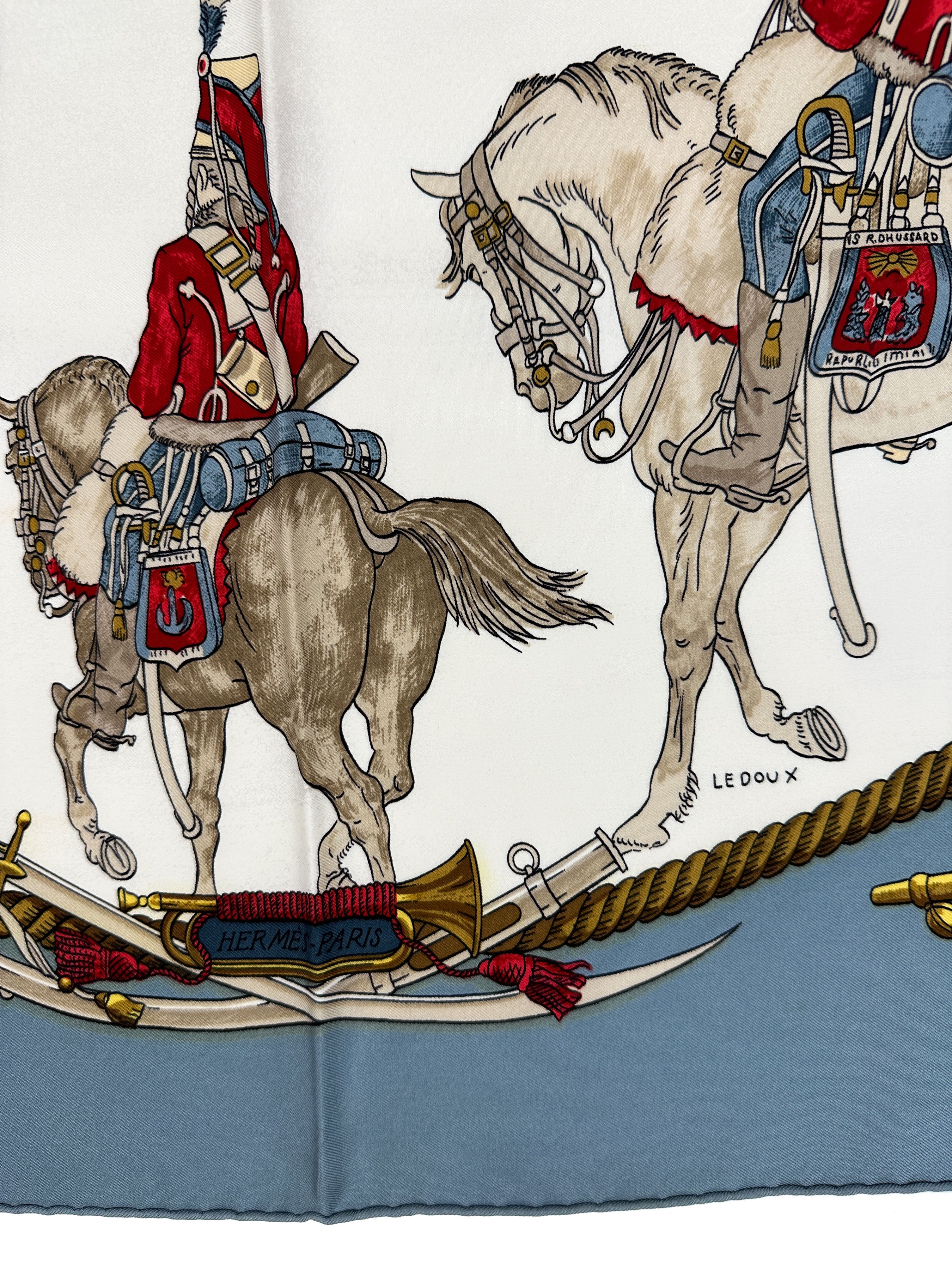 Hermès Marine et Cavalerie 90