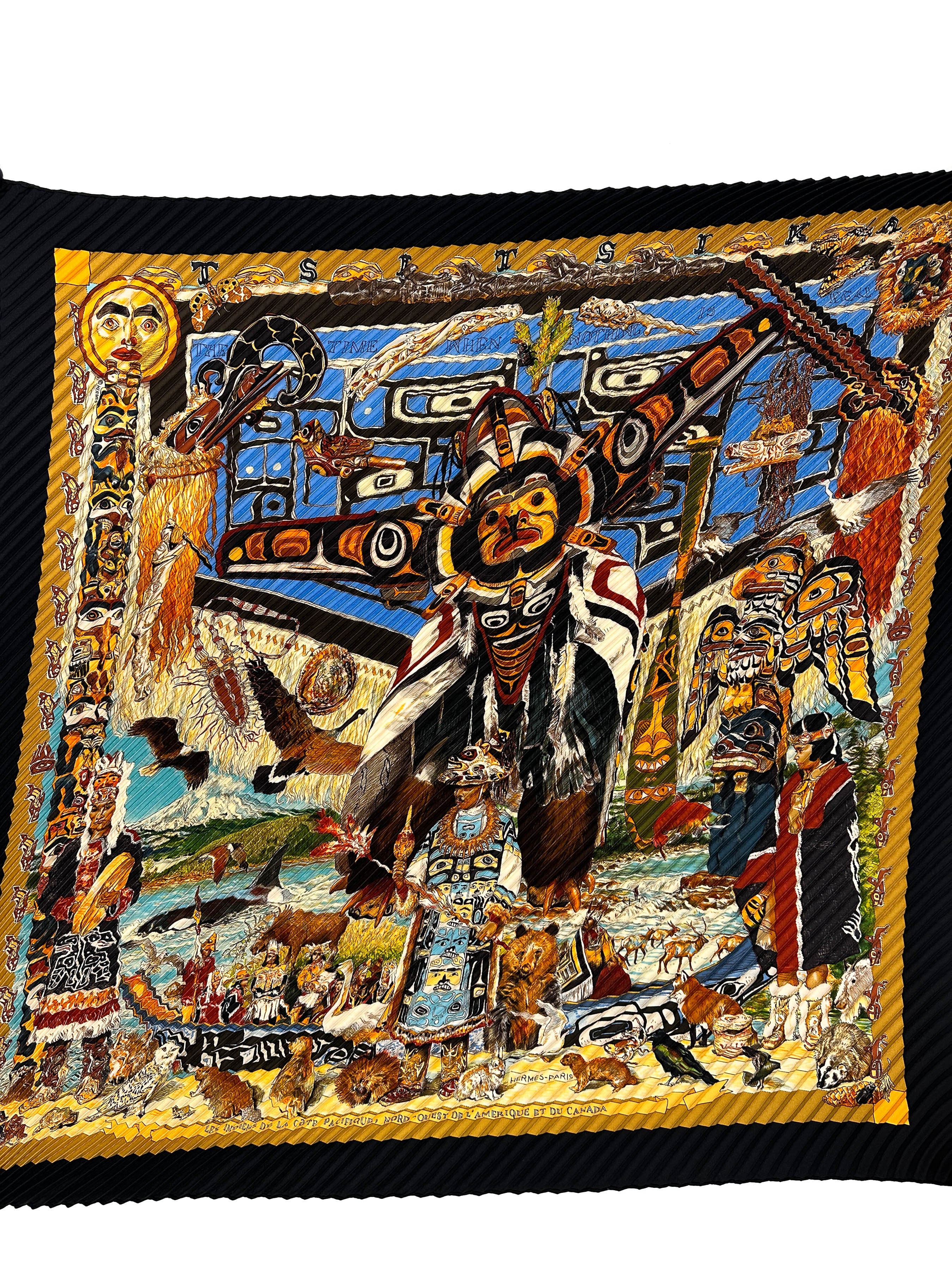 Hermès Tsitsika Plissé 90