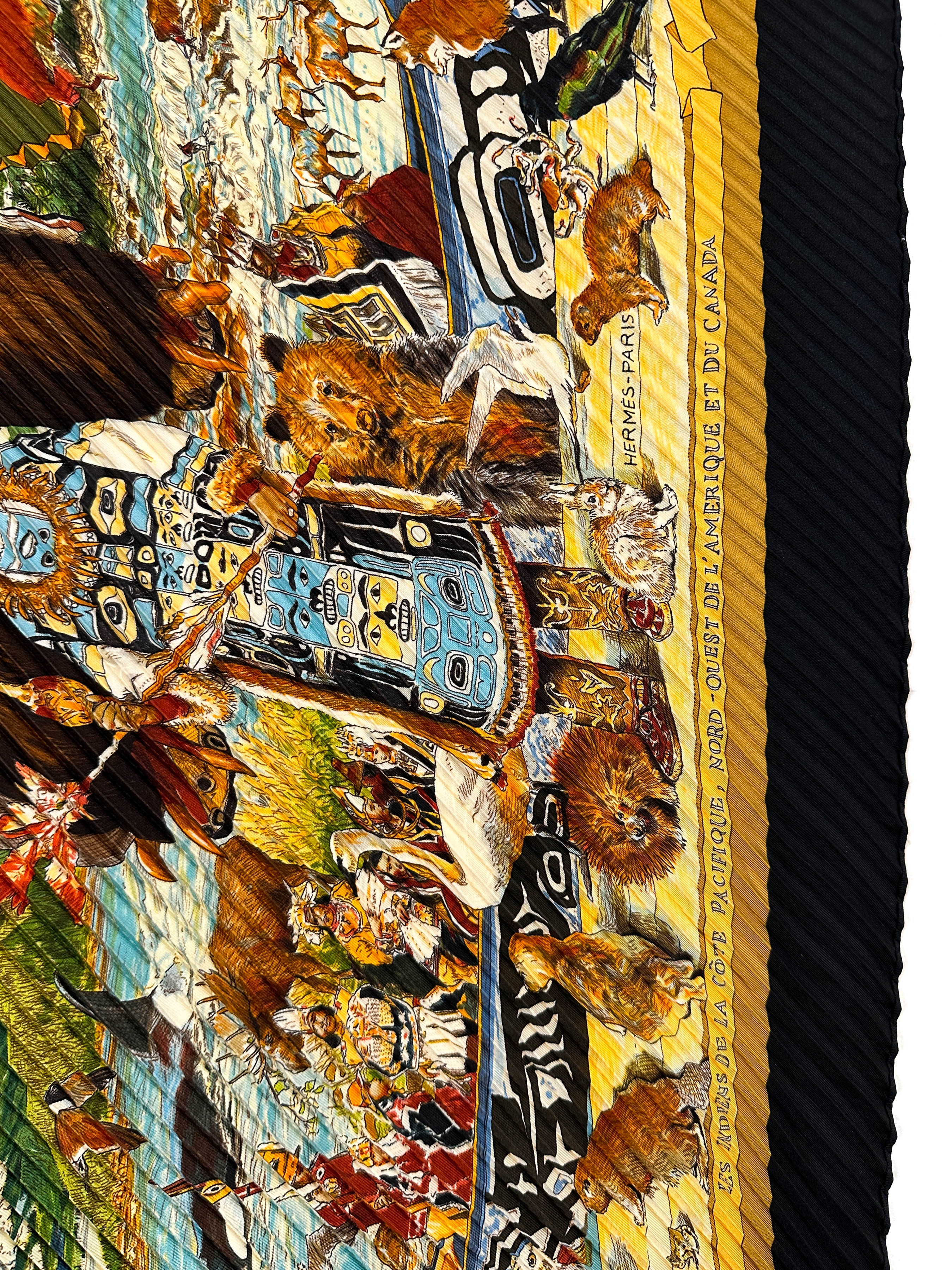 Hermès Tsitsika Plissé 90