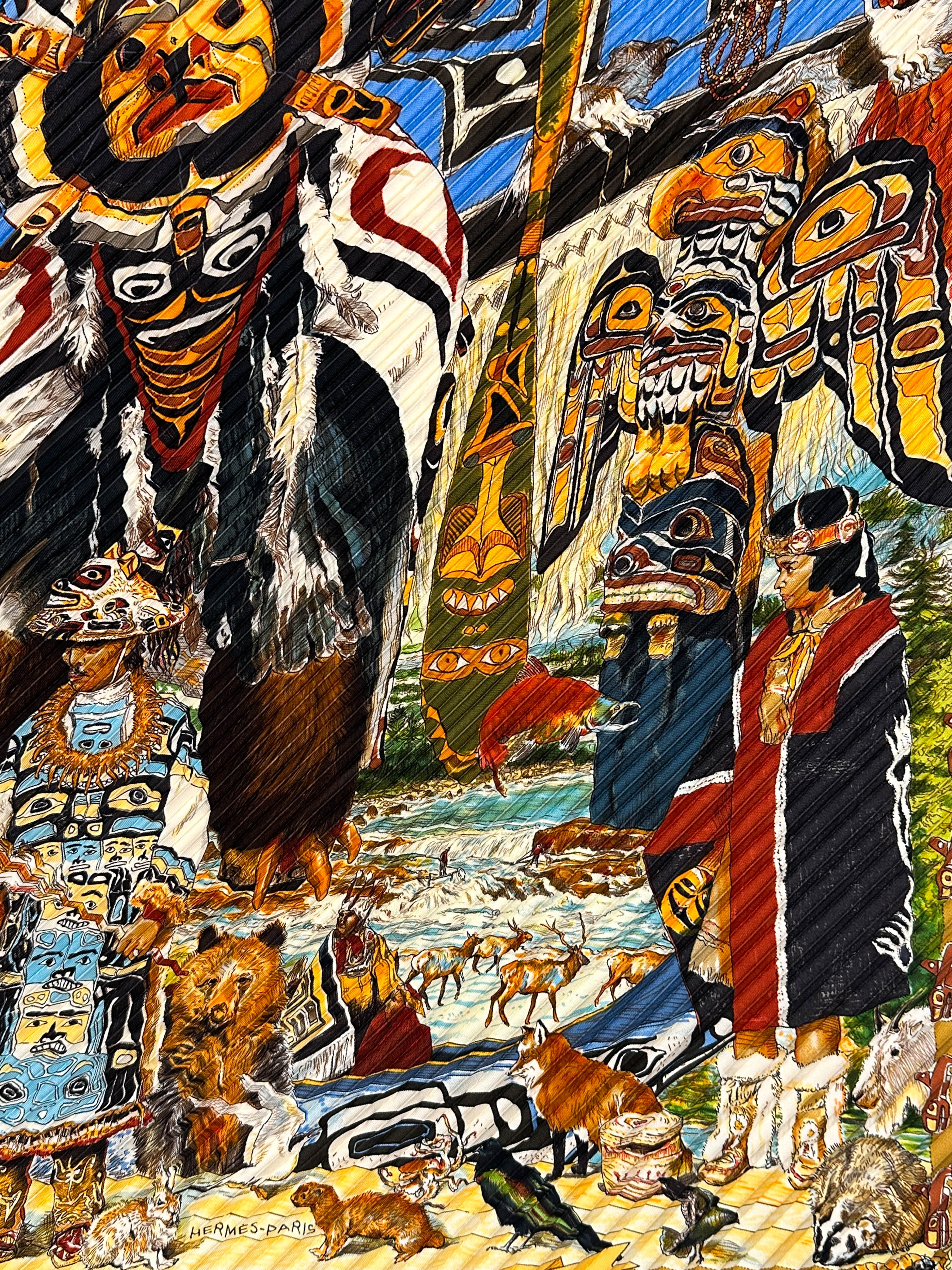 Hermès Tsitsika Plissé 90