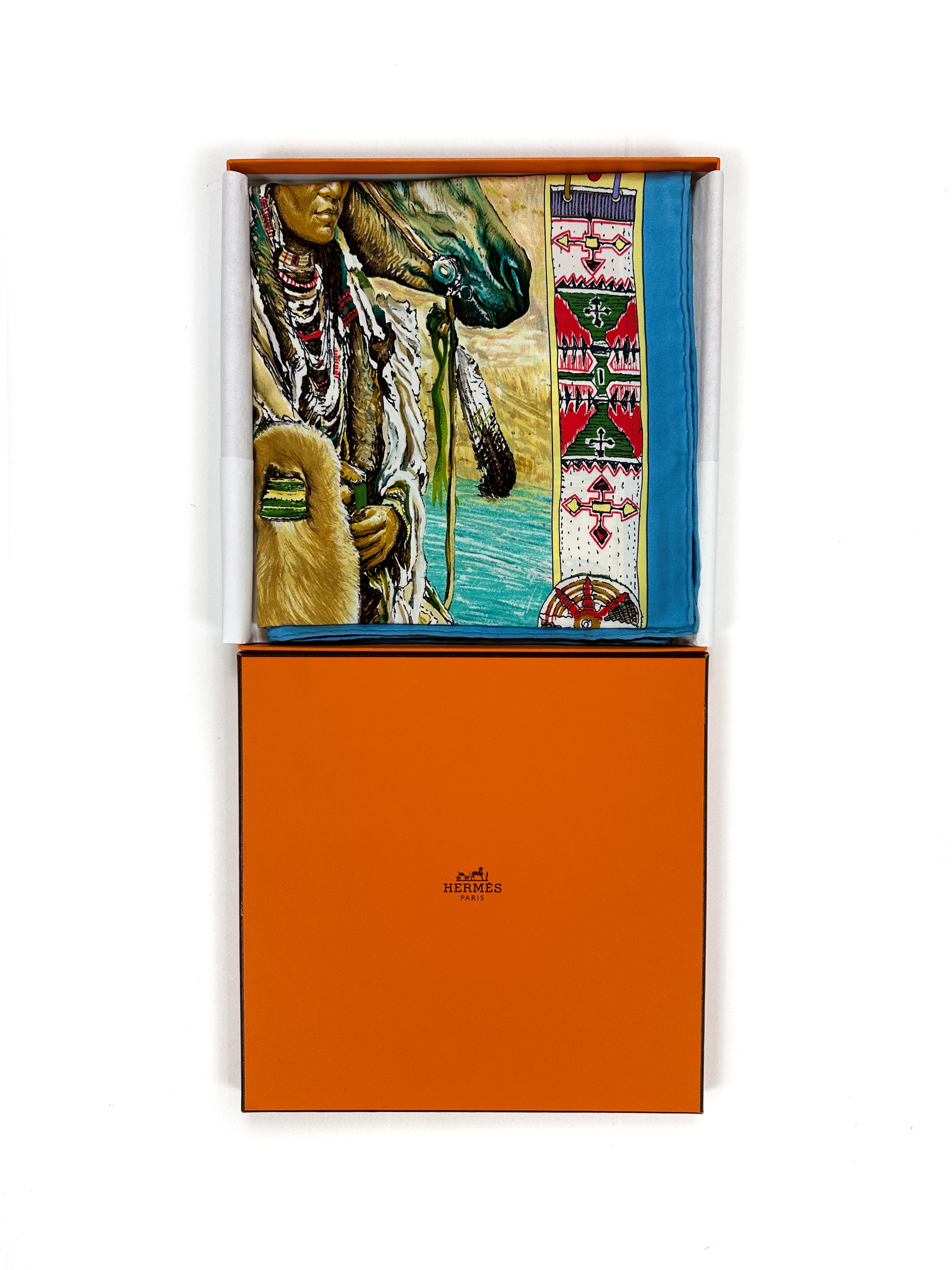 Hermès Les Cheyennes 90