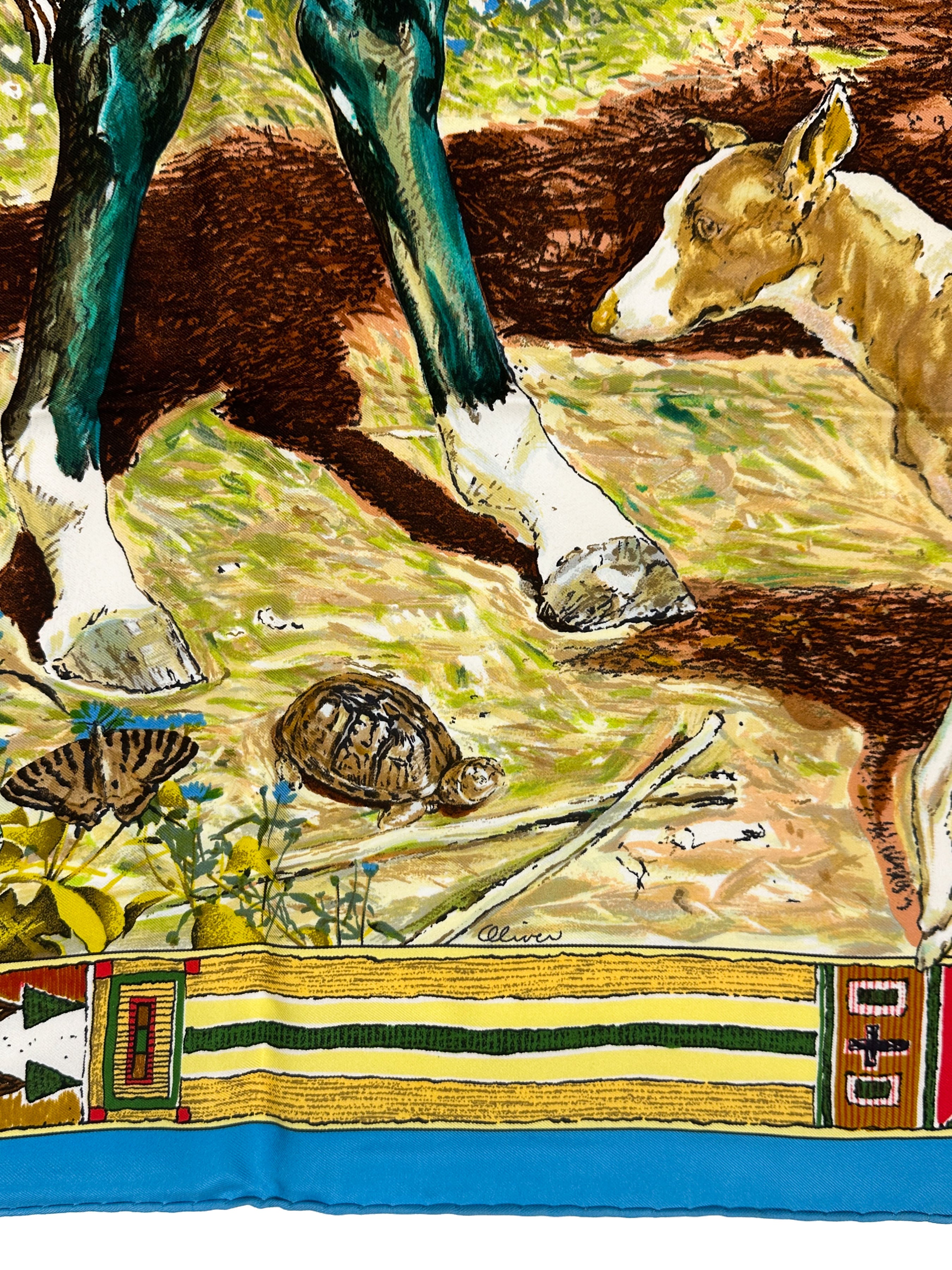 Hermès Les Cheyennes 90