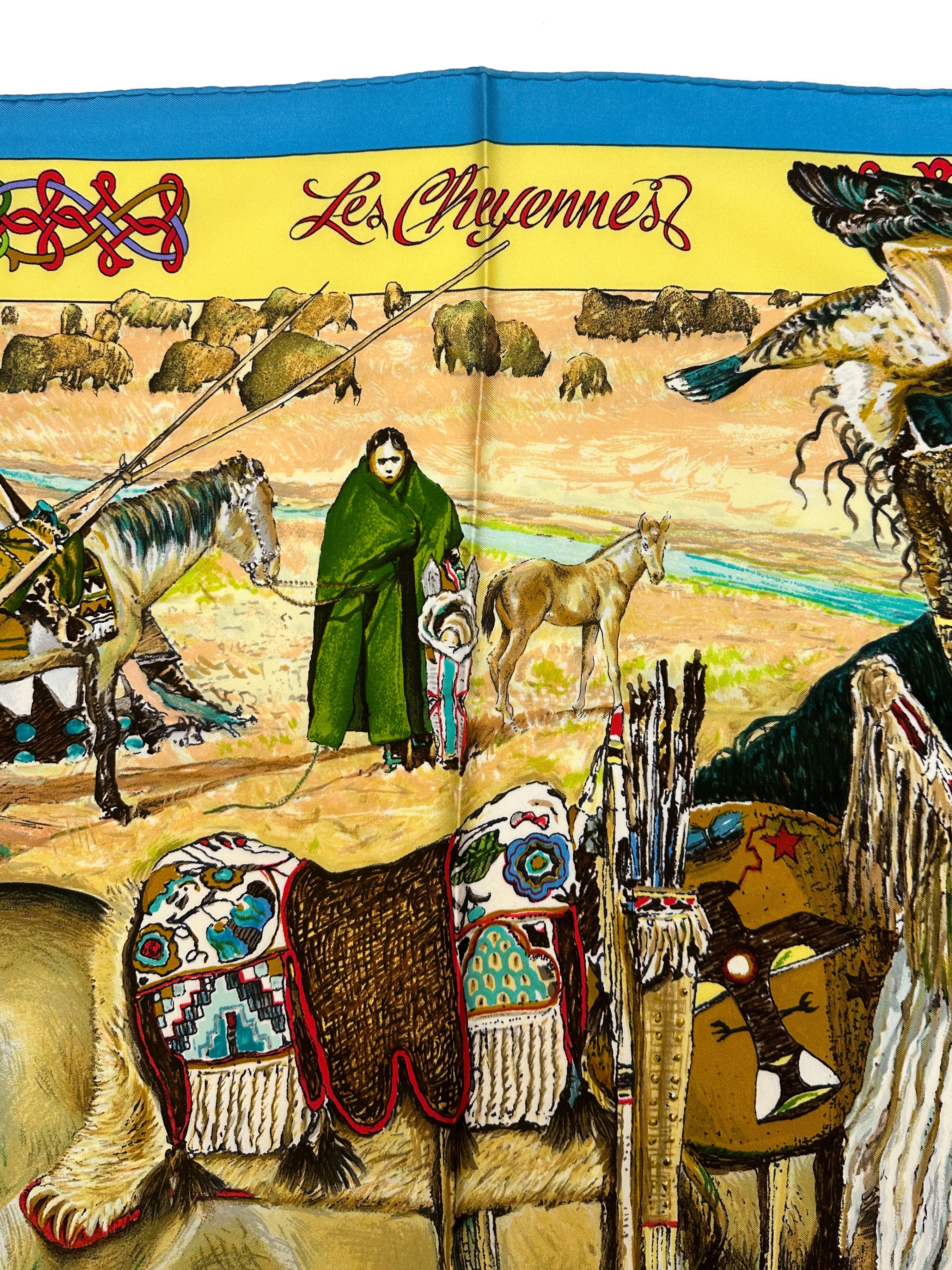 Hermès Les Cheyennes 90