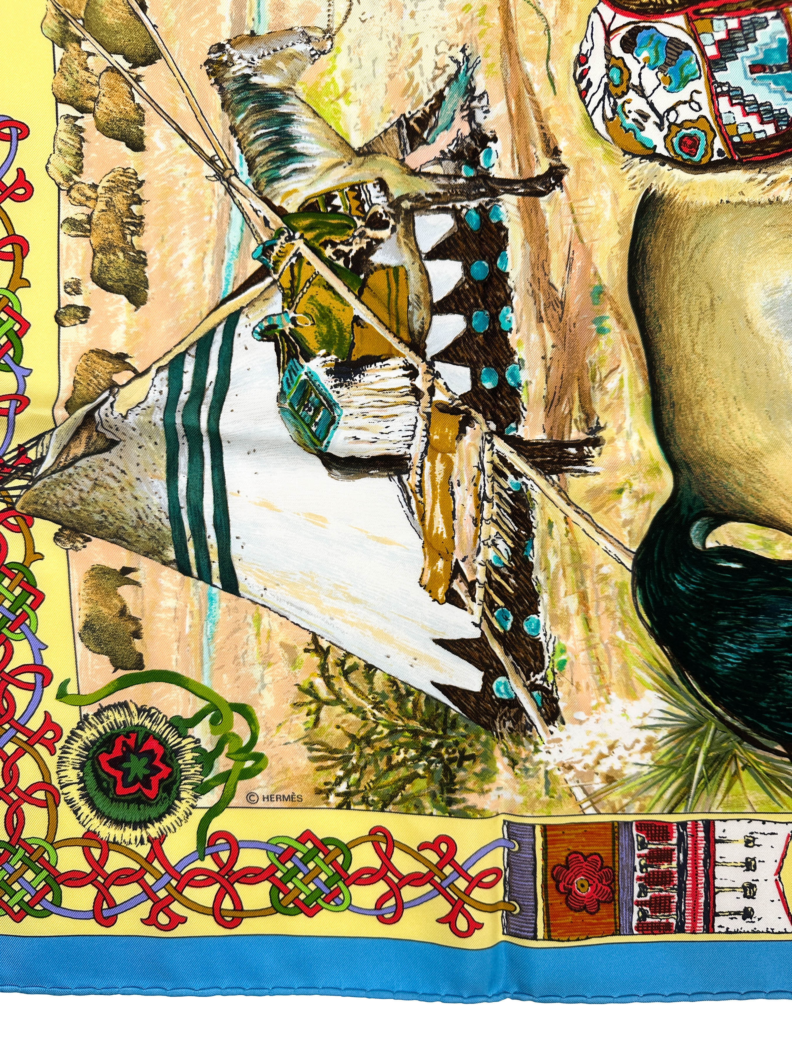 Hermès Les Cheyennes 90