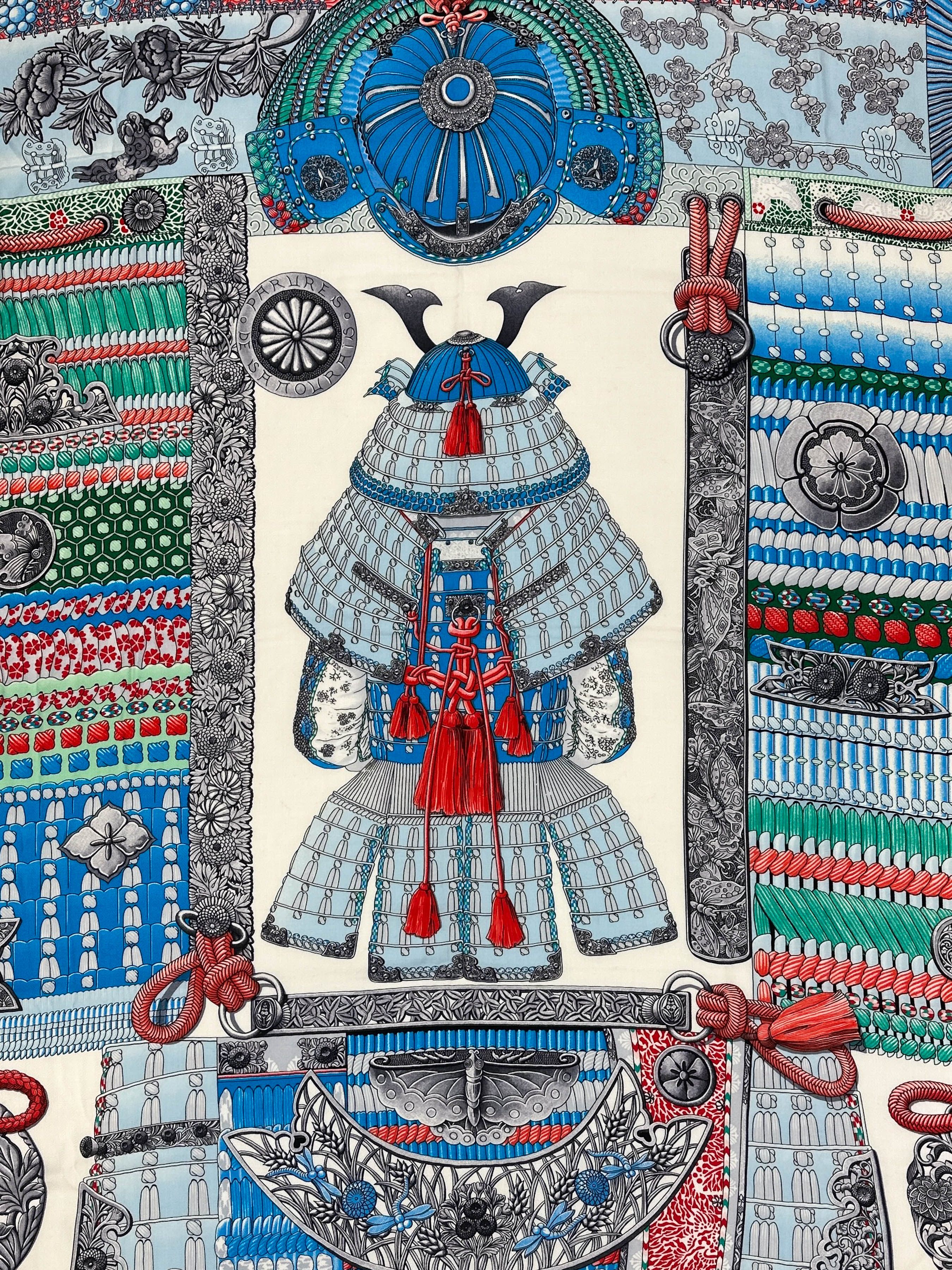 Hermès Parures de Samourais Cashmere Silk 140