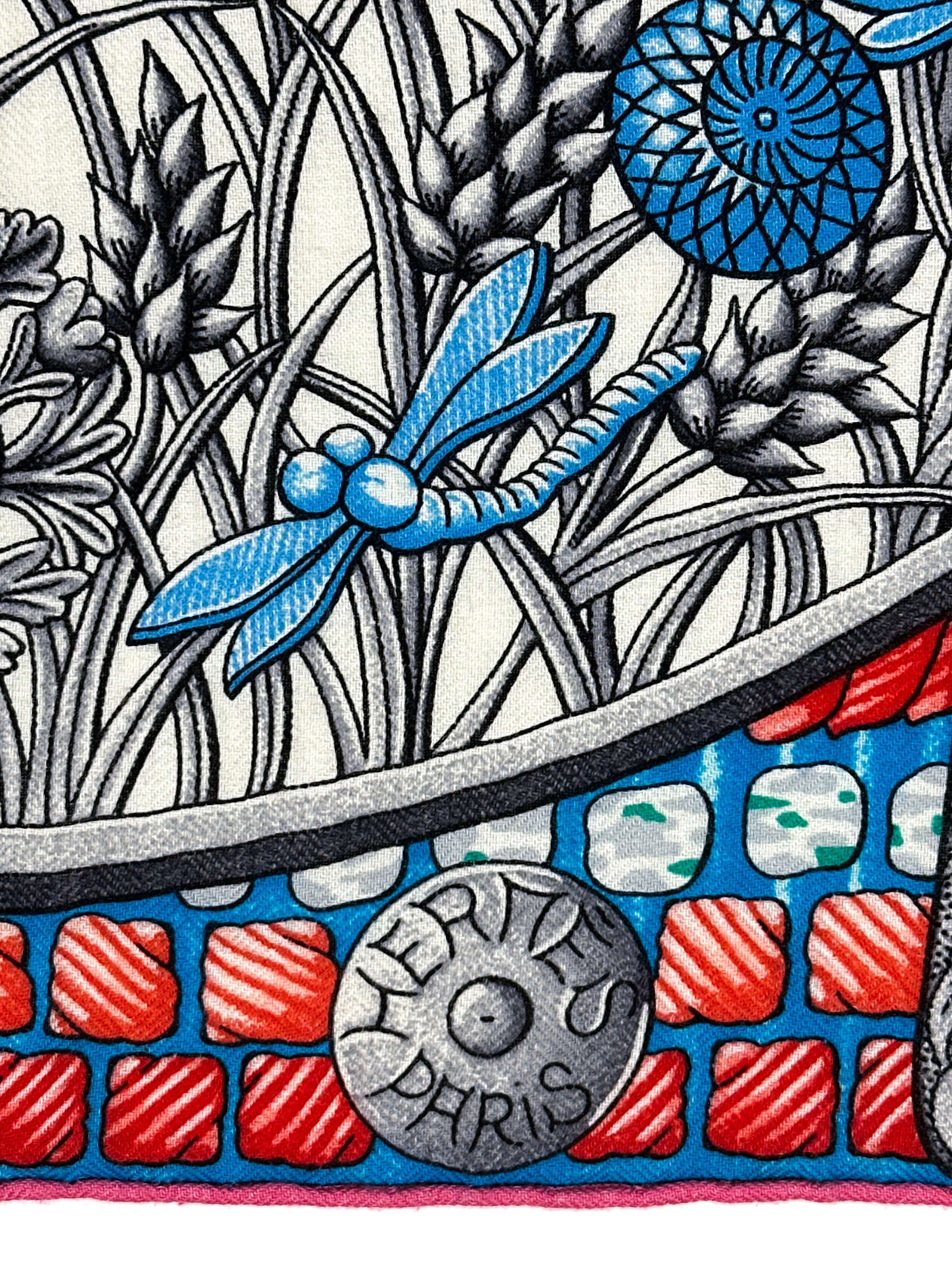 Hermès Parures de Samourais Cashmere Silk 140