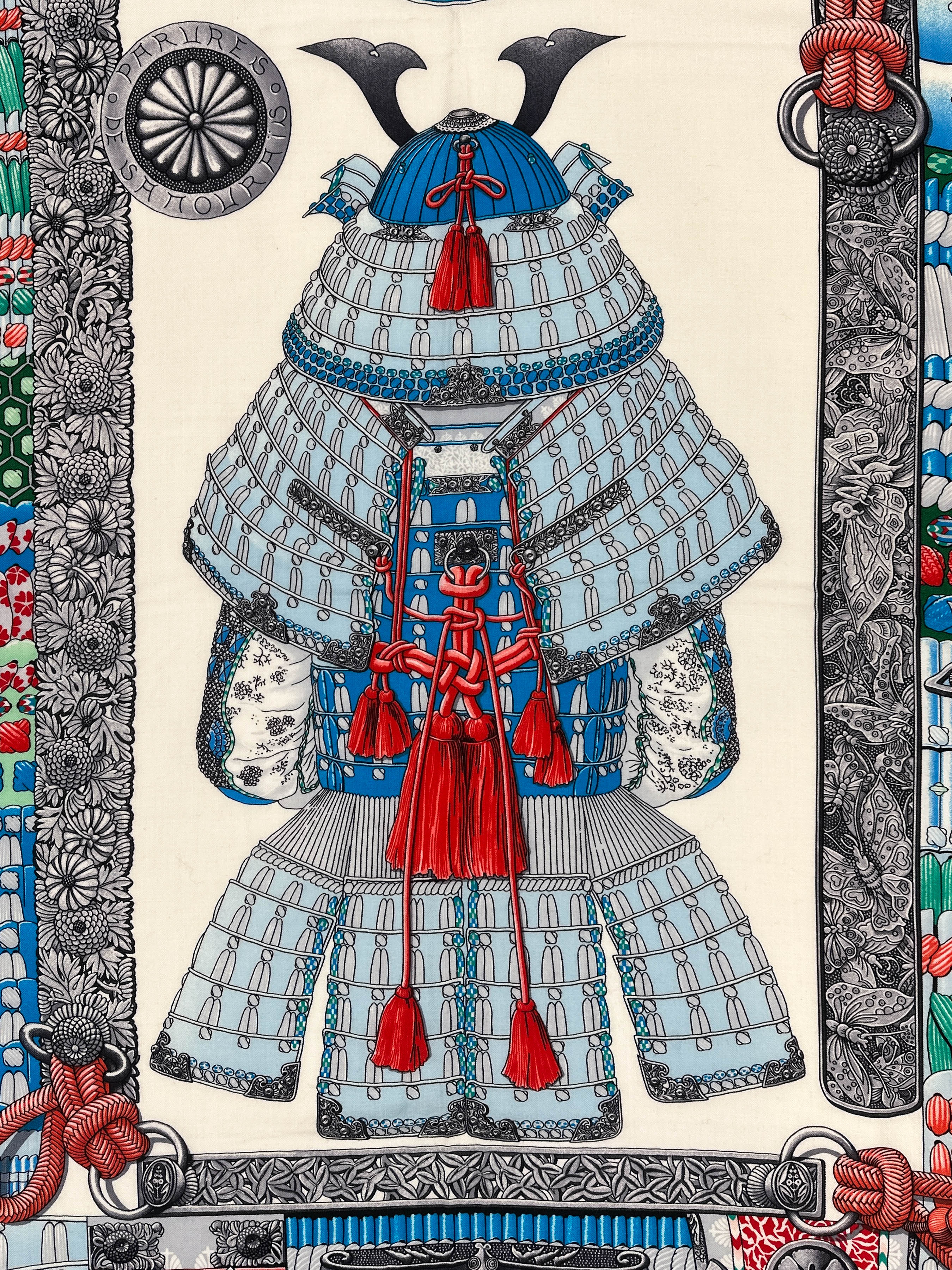 Hermès Parures de Samourais Cashmere Silk 140