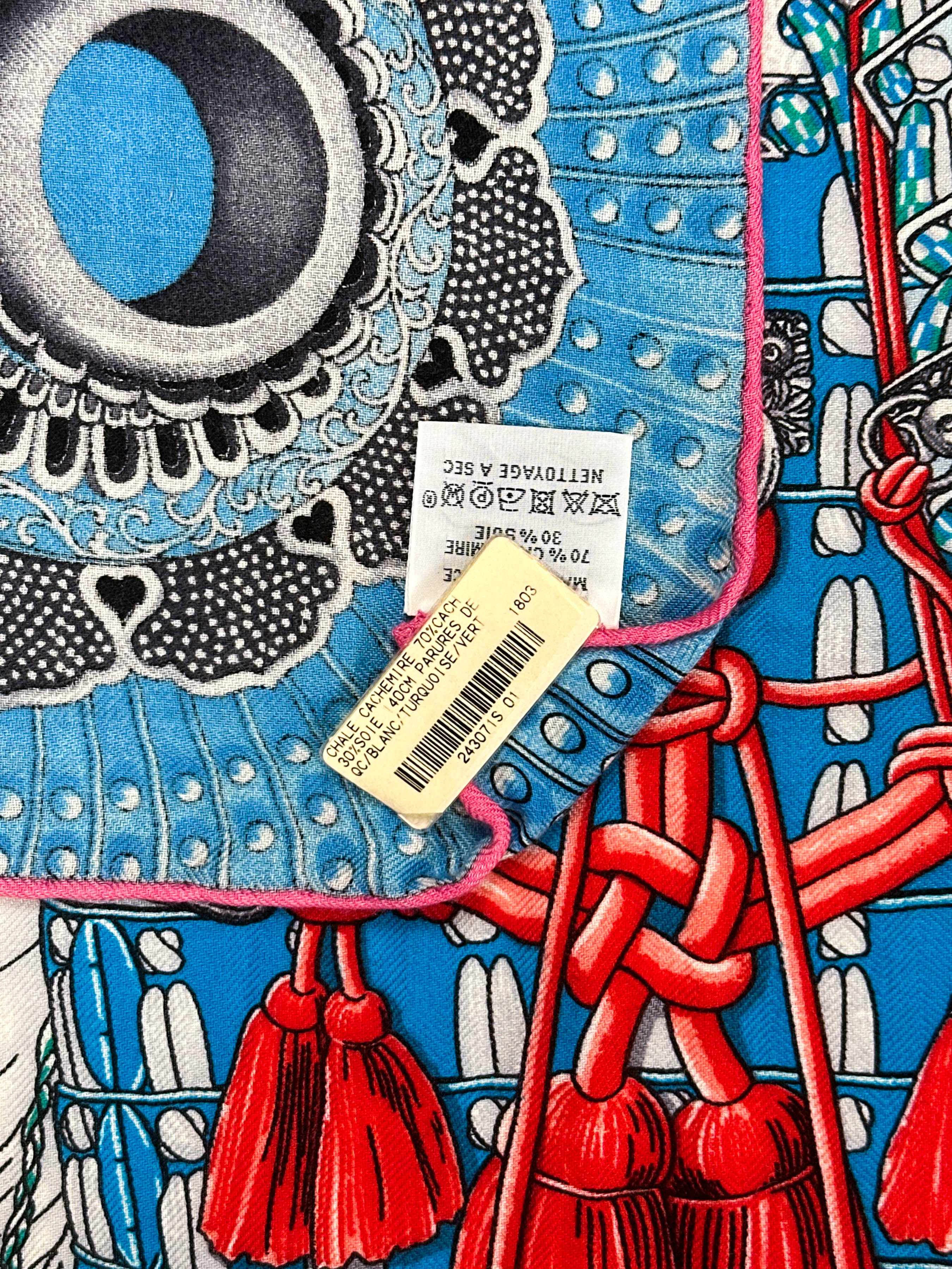 Hermès Parures de Samourais Cashmere Silk 140