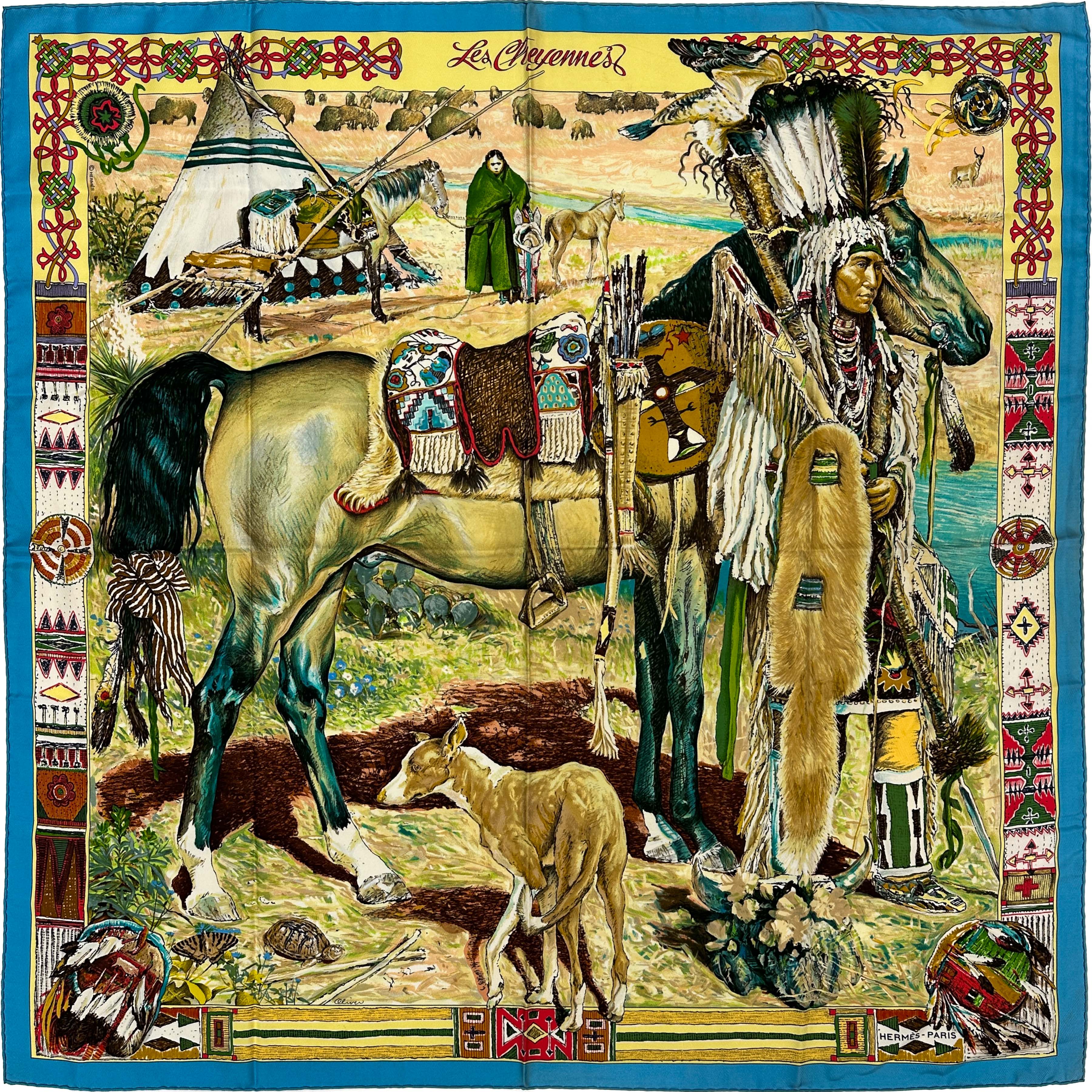 Hermès Les Cheyennes First Edition 90