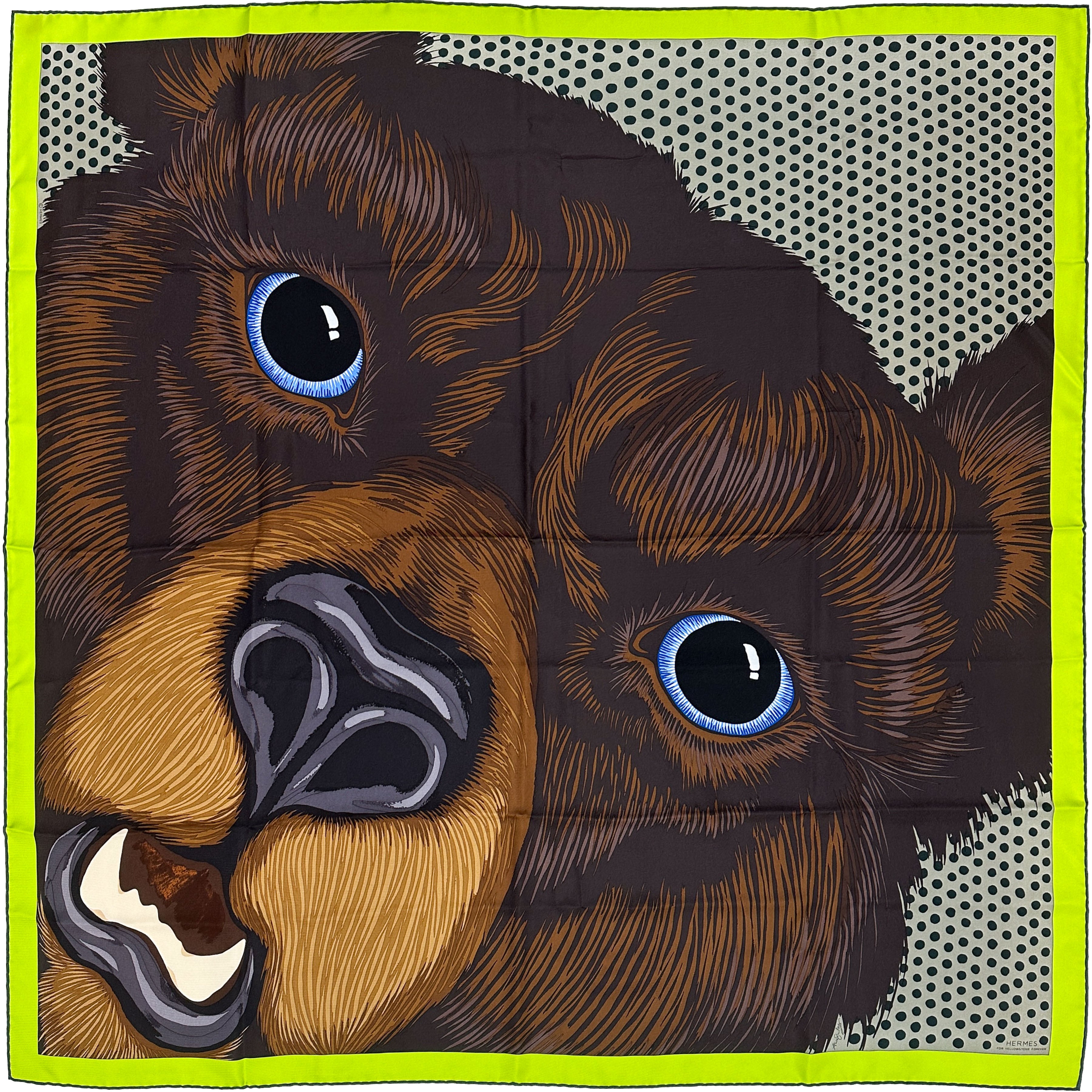 Hermès Yellowstone Forever Grrrrr! 100