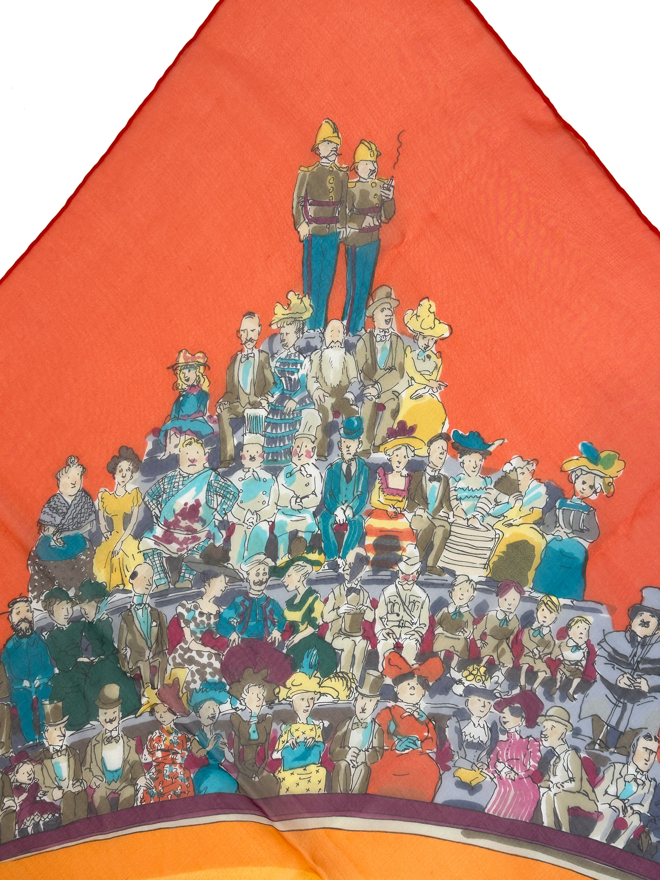 Hermès Le Cirque Molier Mousseline 140
