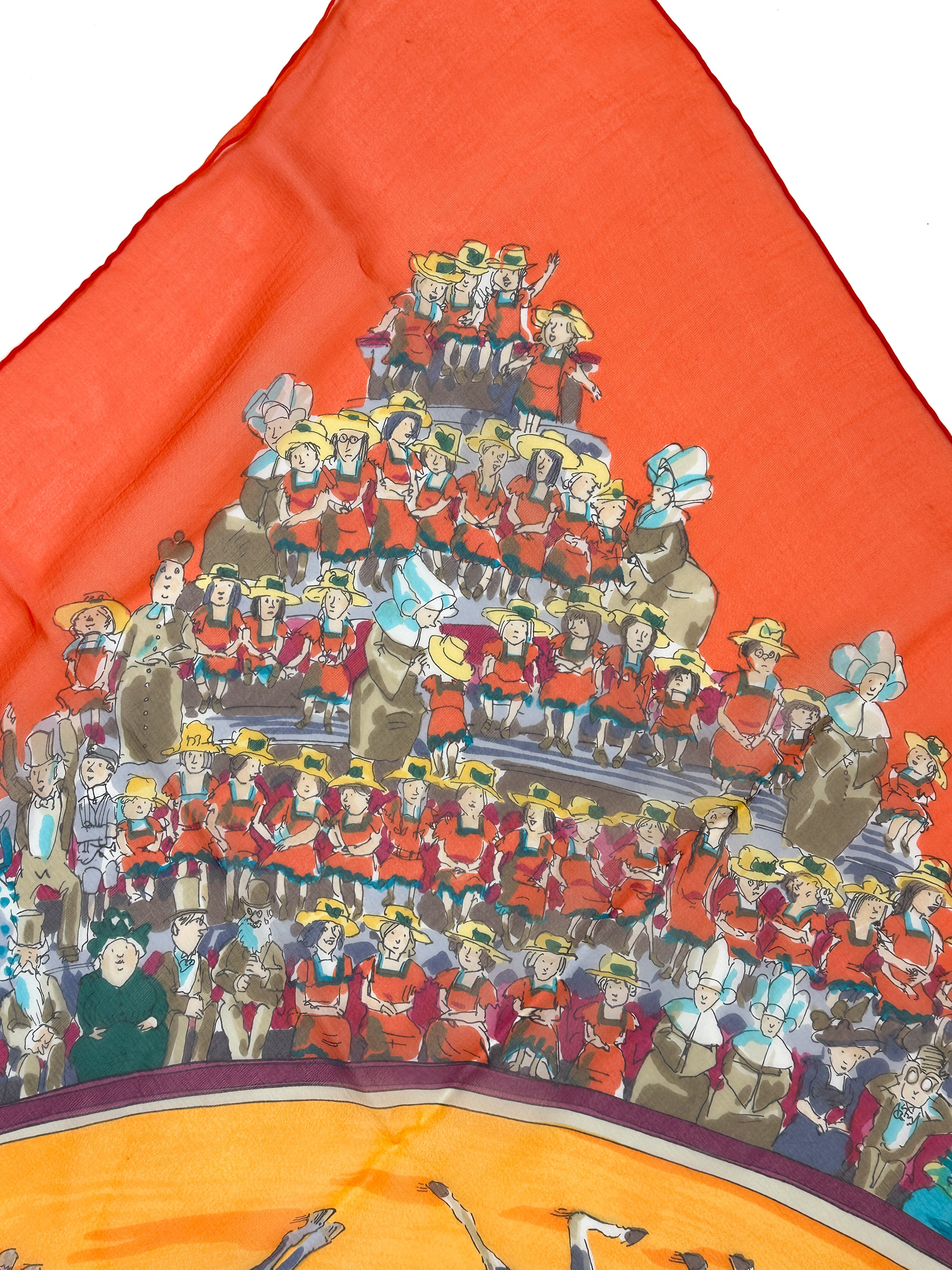 Hermès Le Cirque Molier Mousseline 140