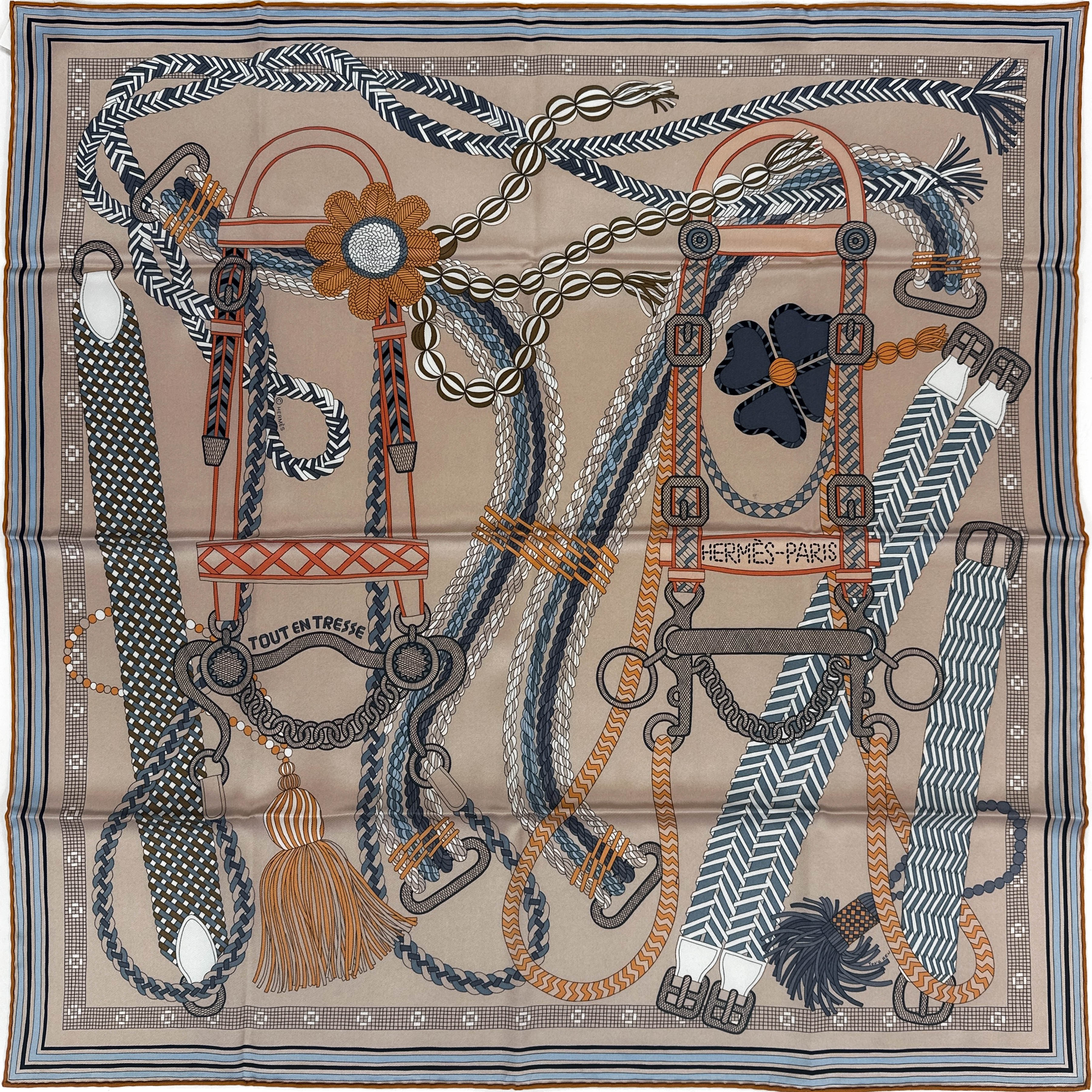 Hermès Tout en Tresse 70