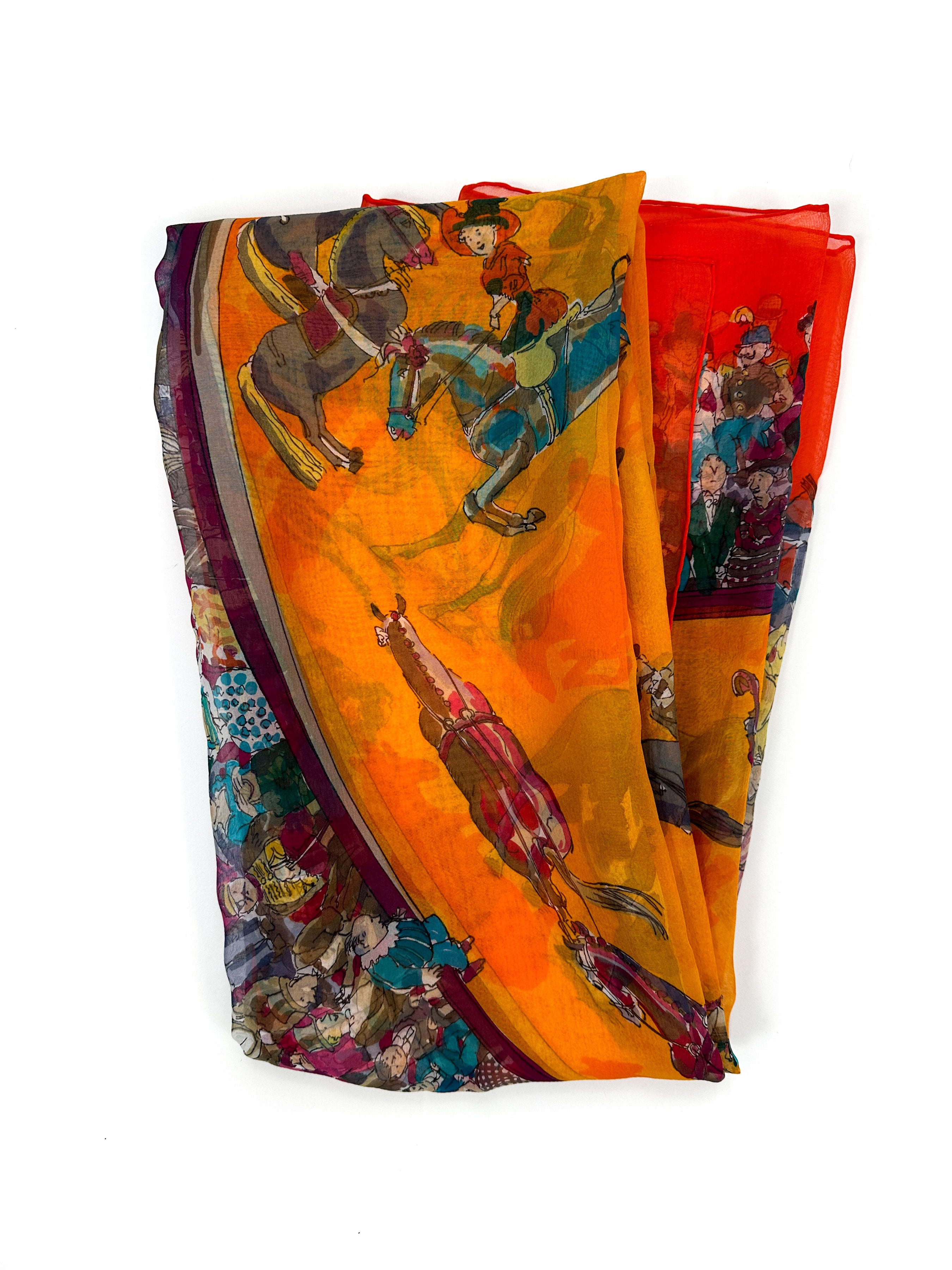 Hermès Le Cirque Molier Mousseline 140