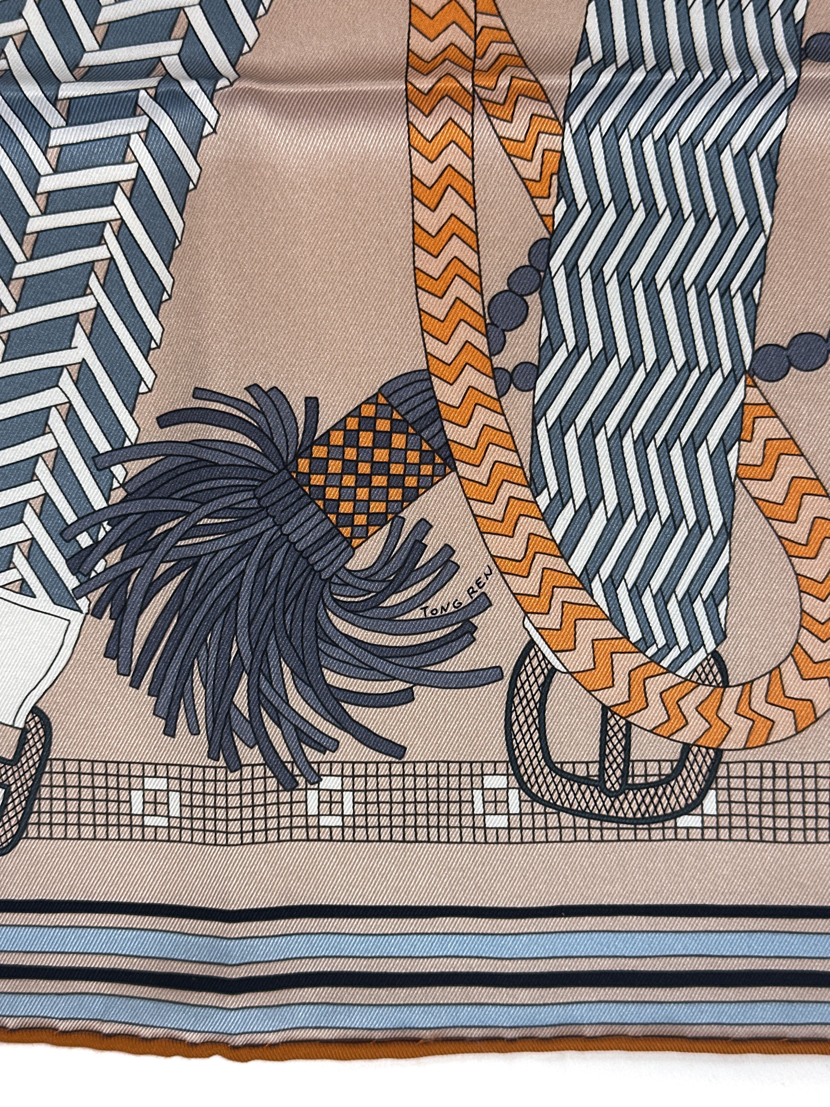 Hermès Tout en Tresse 70