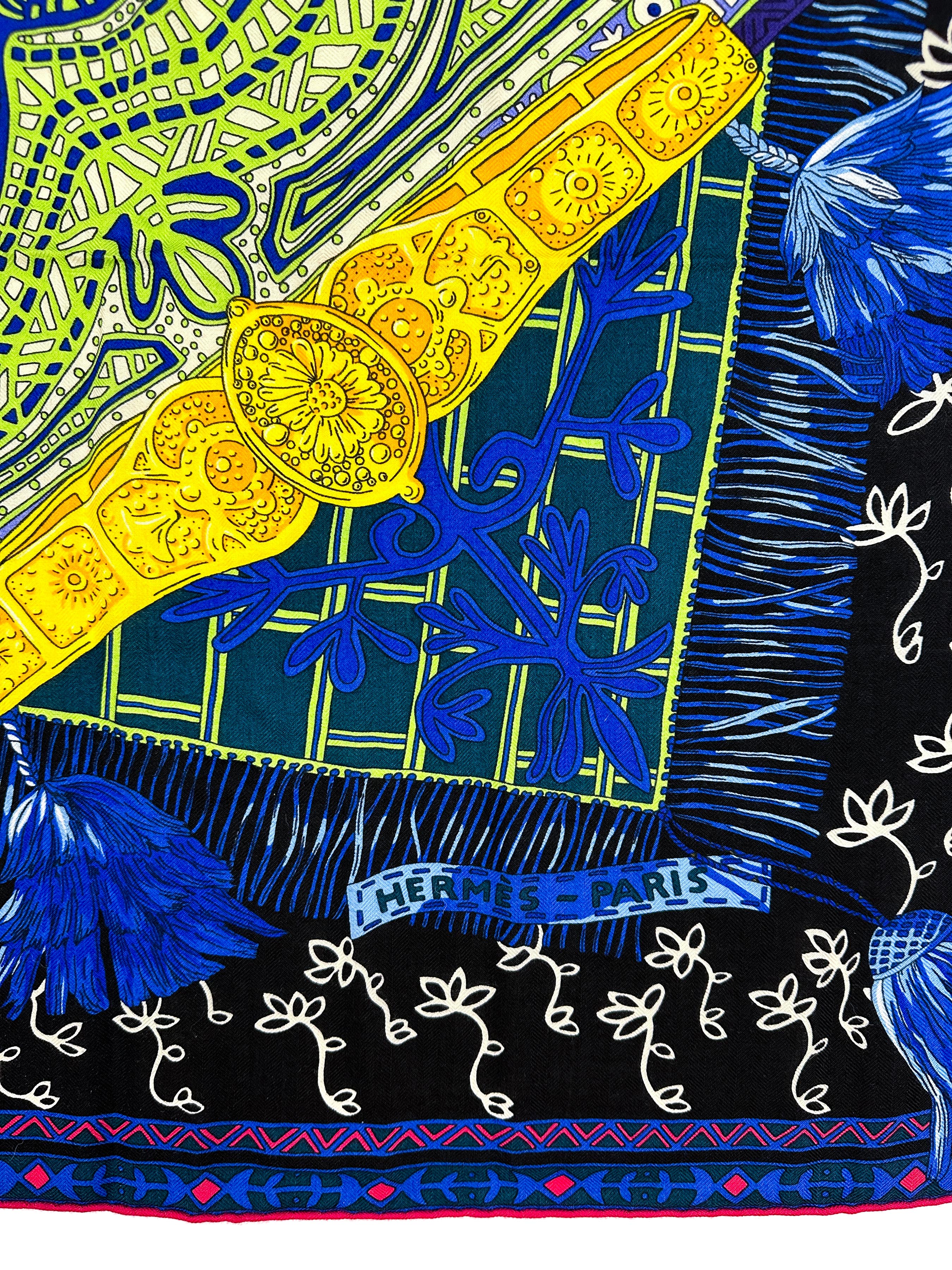 Hermès Cavaliers du Caucase Cashmere Silk 140