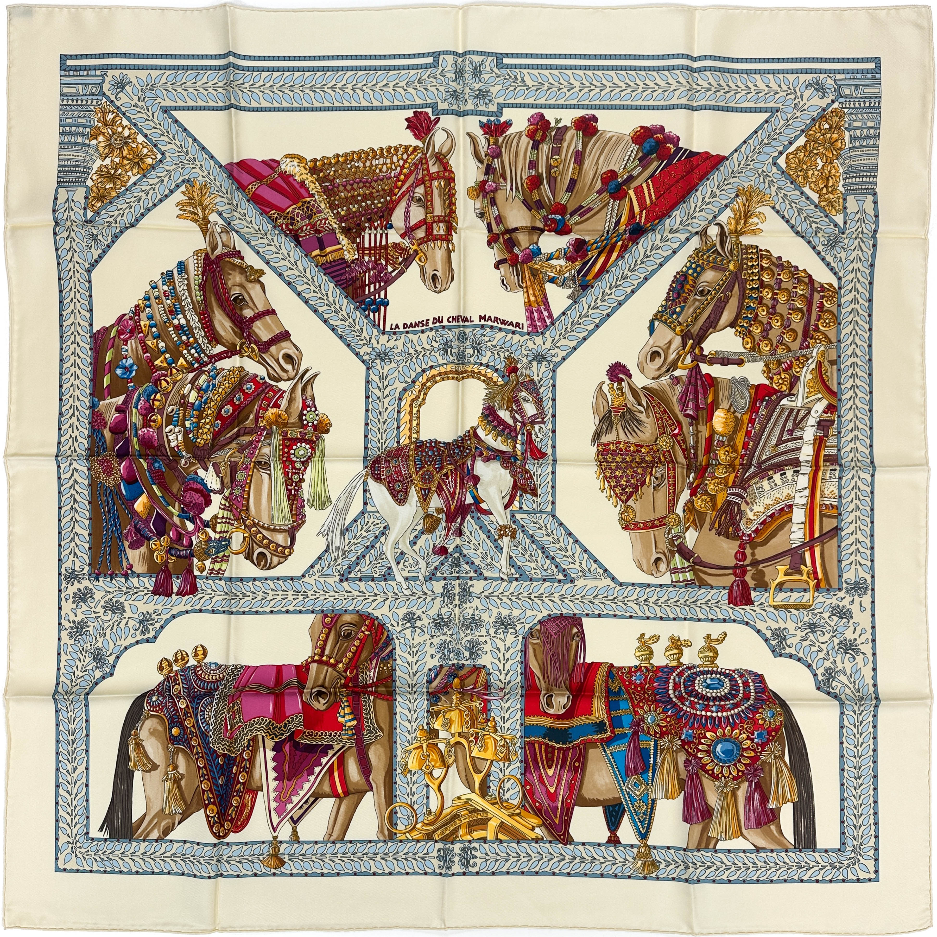 Hermès La Danse du Cheval Marwari 90