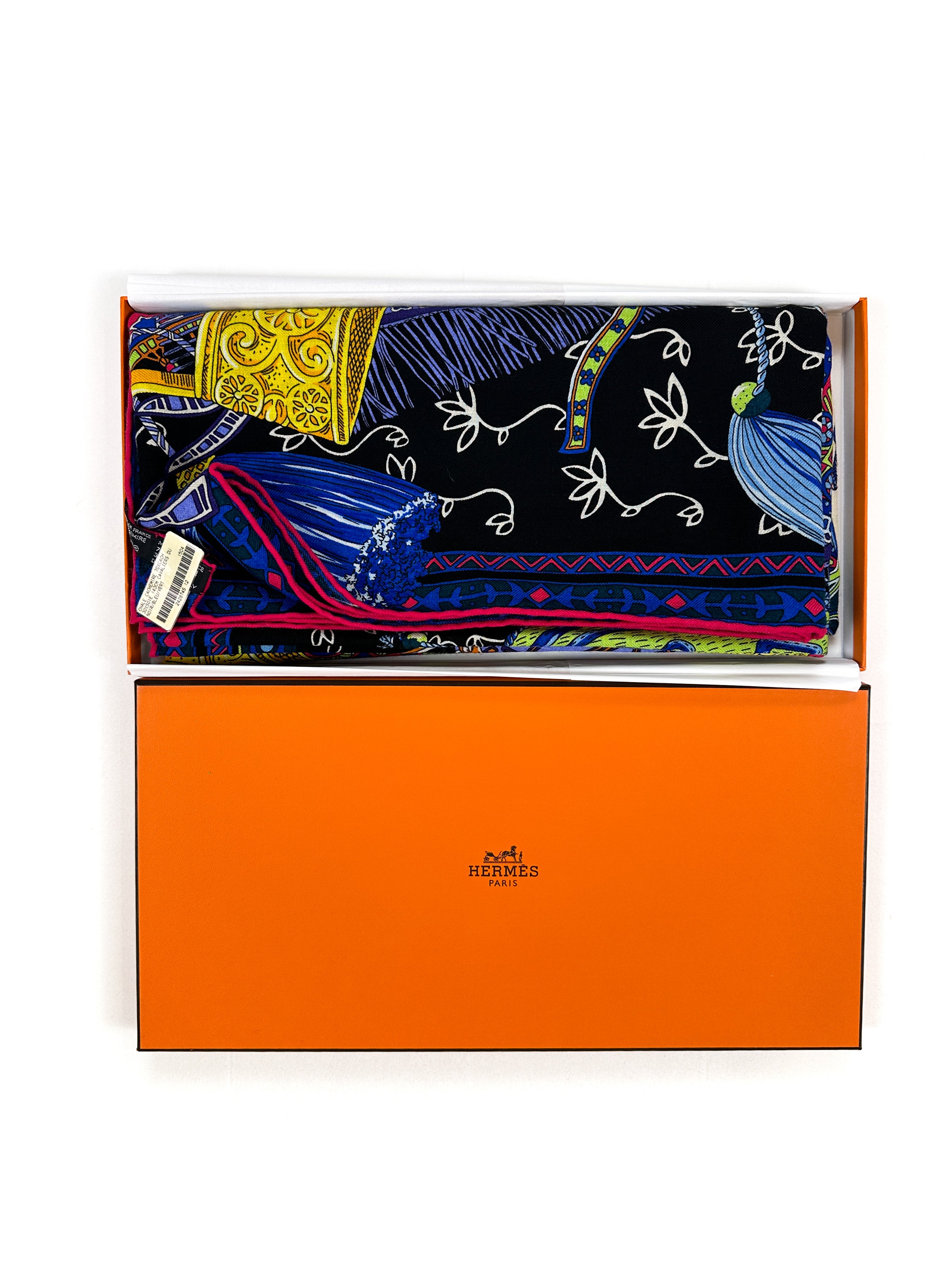 Hermès Cavaliers du Caucase Cashmere Silk 140