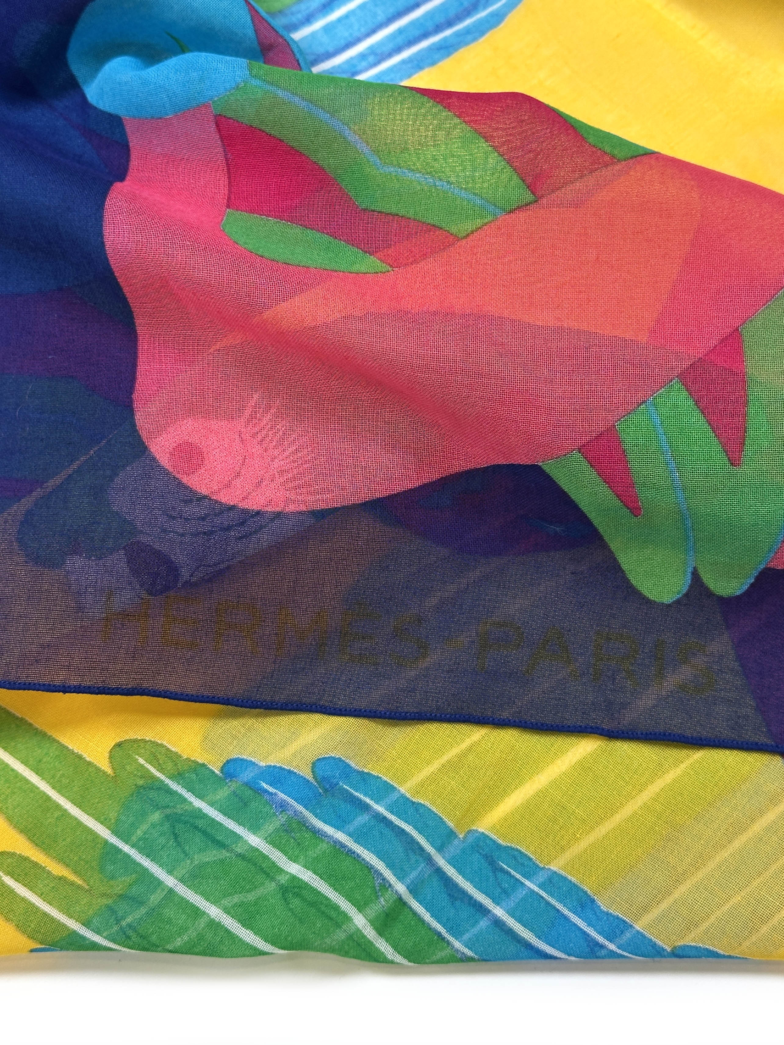 Hermès Les Perroquets Pareo